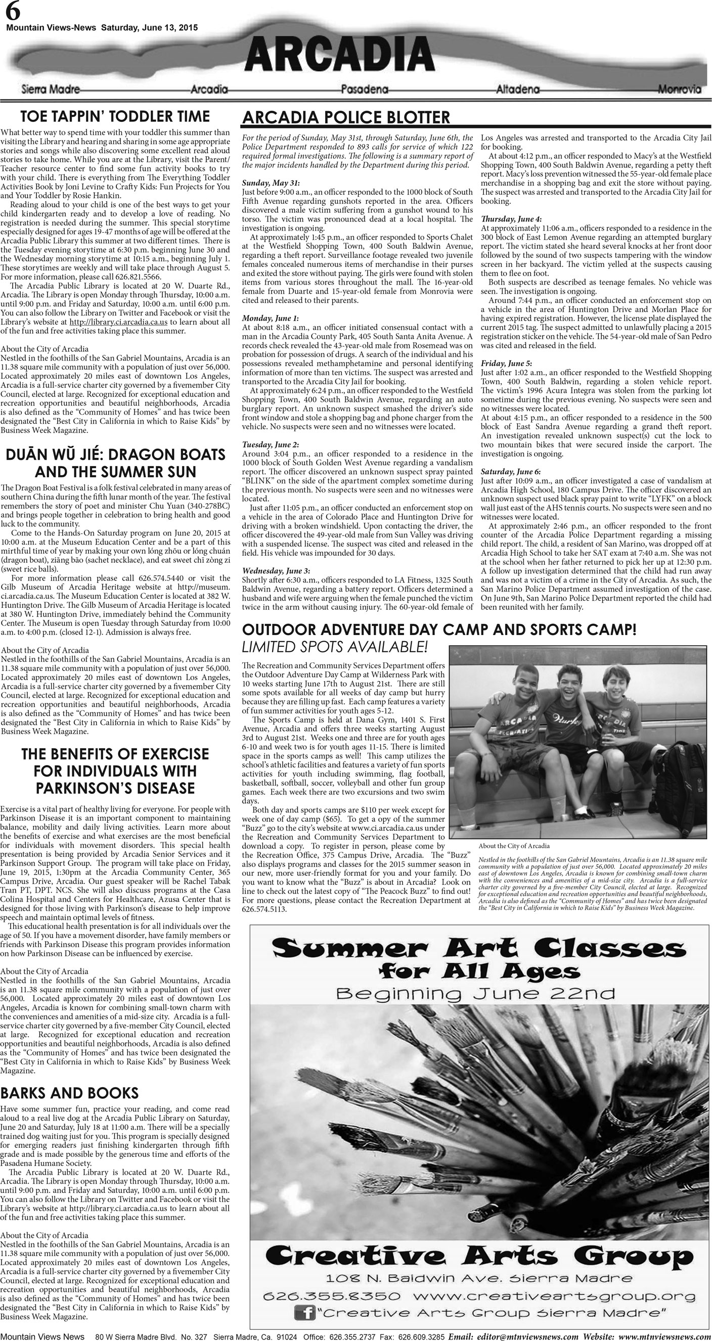 MVNews this week:  Page 6