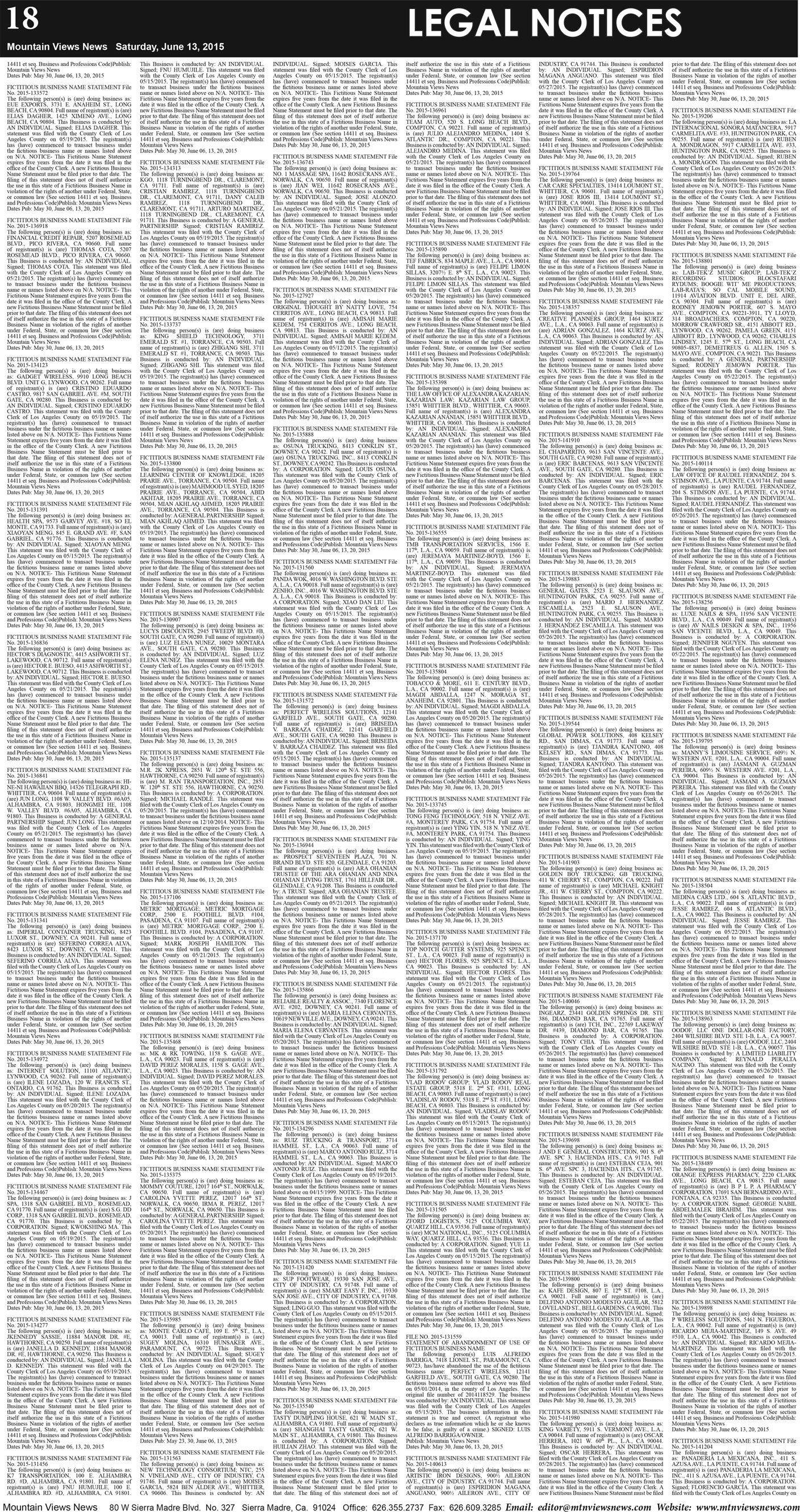 MVNews this week:  Page 18