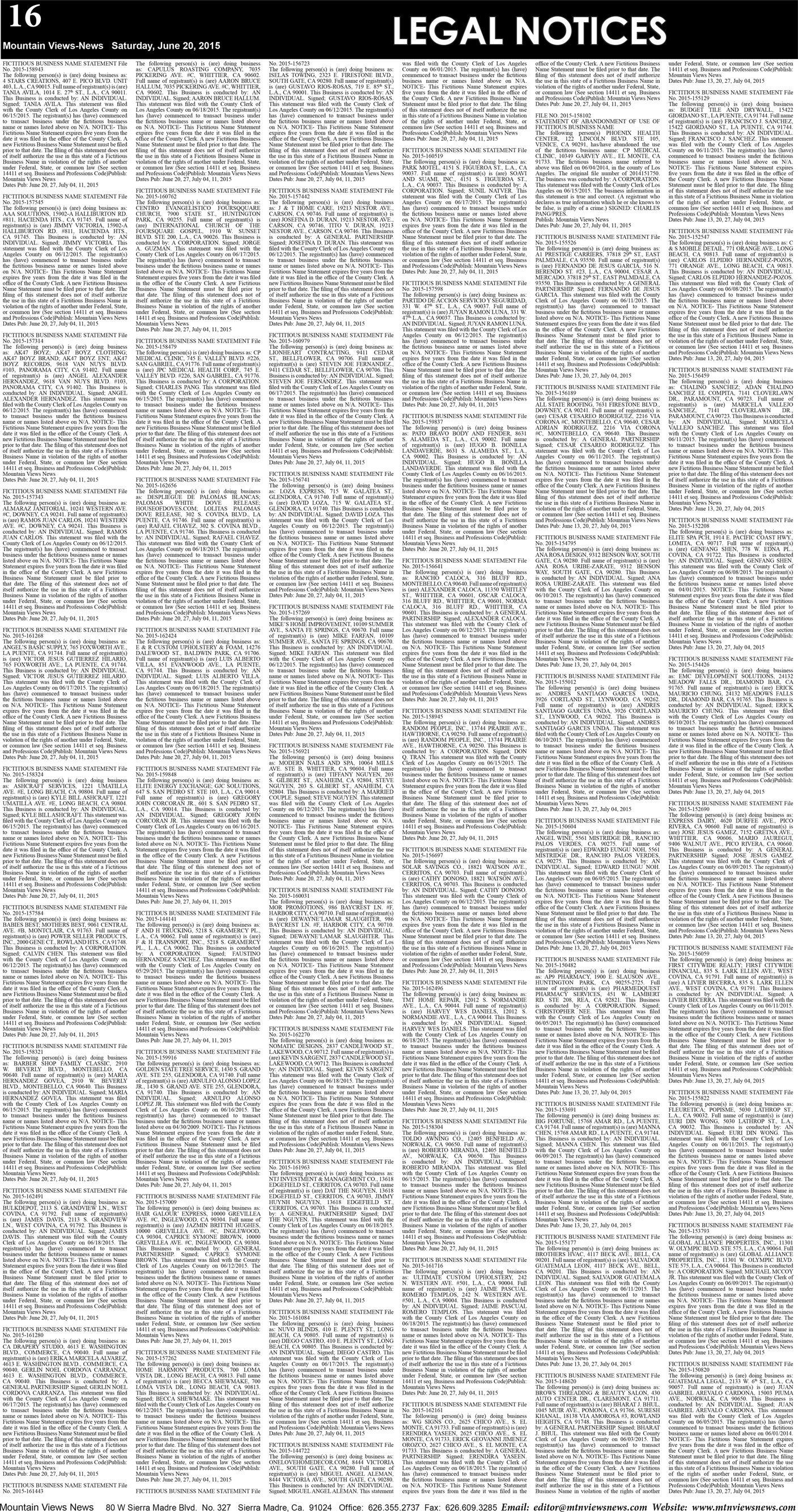 MVNews this week:  Page 16