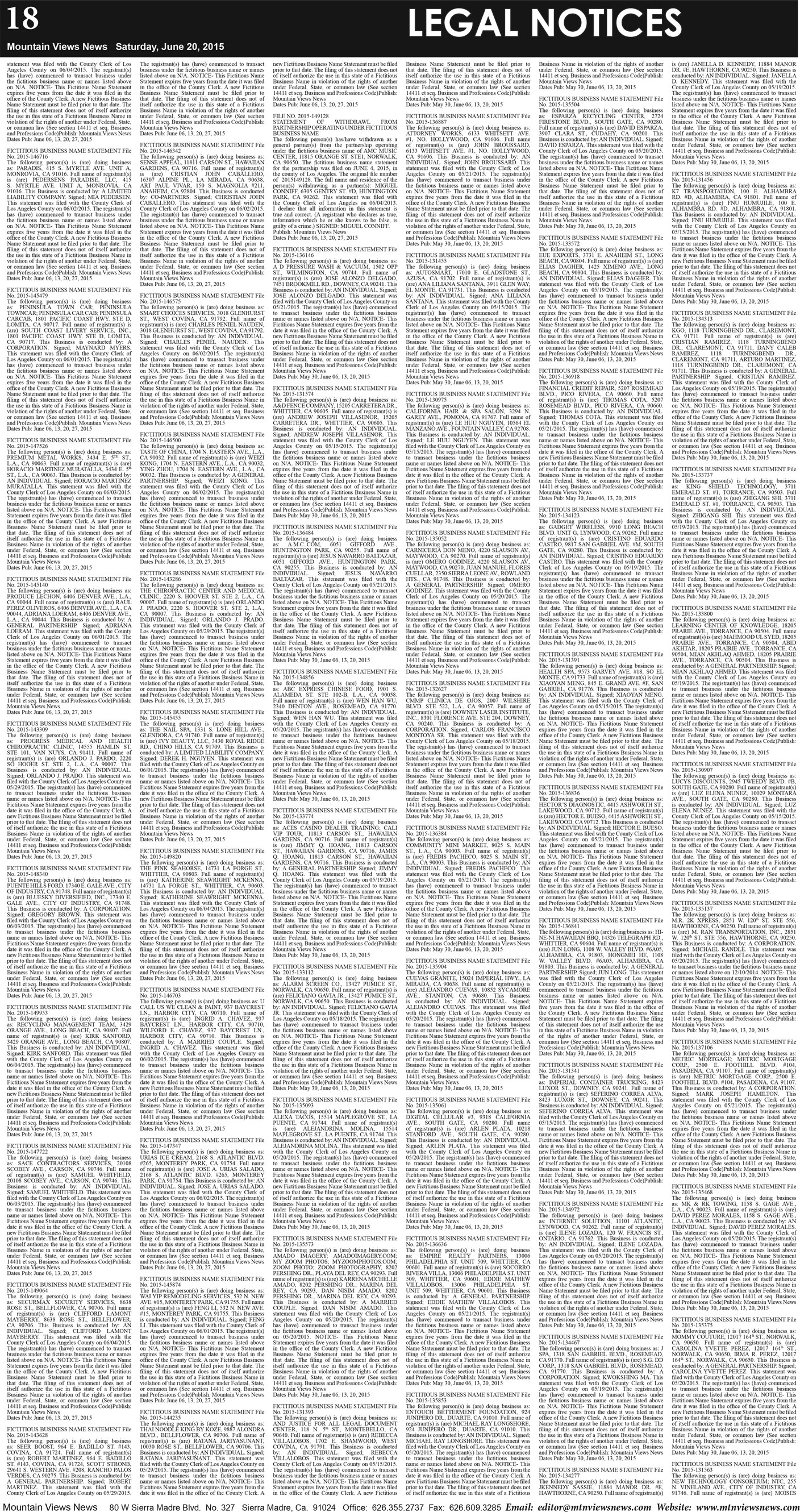 MVNews this week:  Page 18