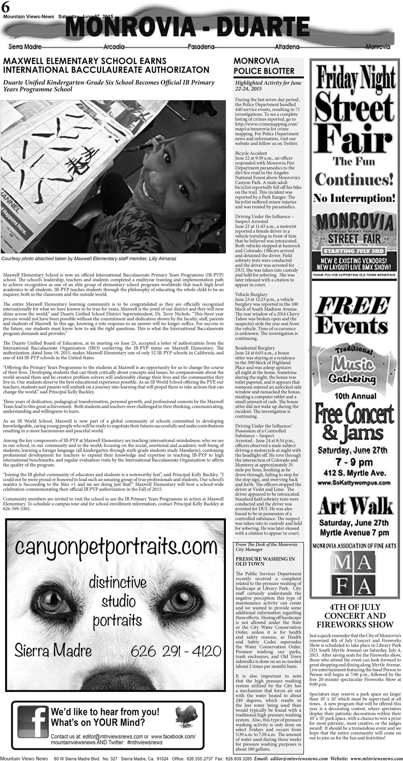 MVNews this week:  Page A:6