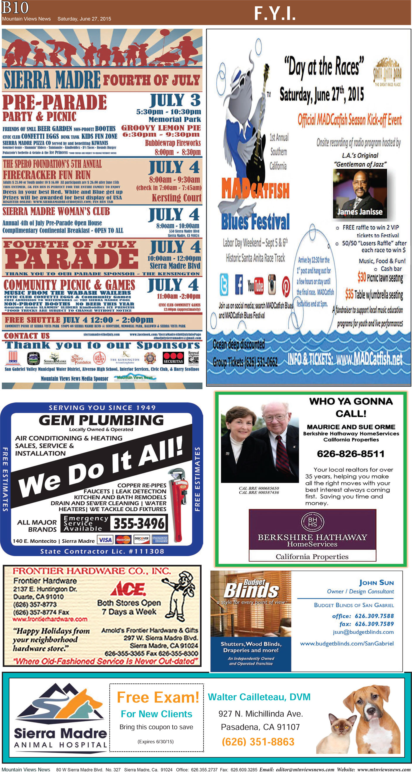 MVNews this week:  Page B:10