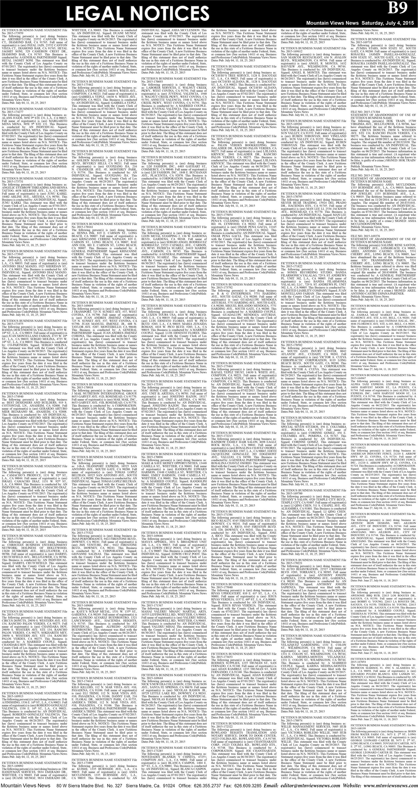 MVNews this week:  Page B:9