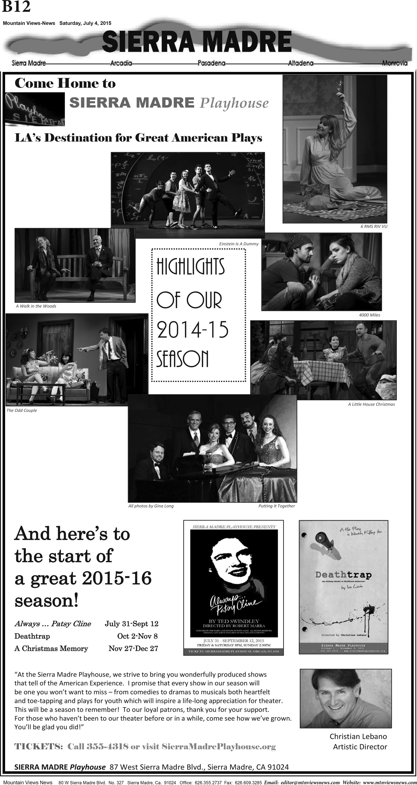 MVNews this week:  Page B:12