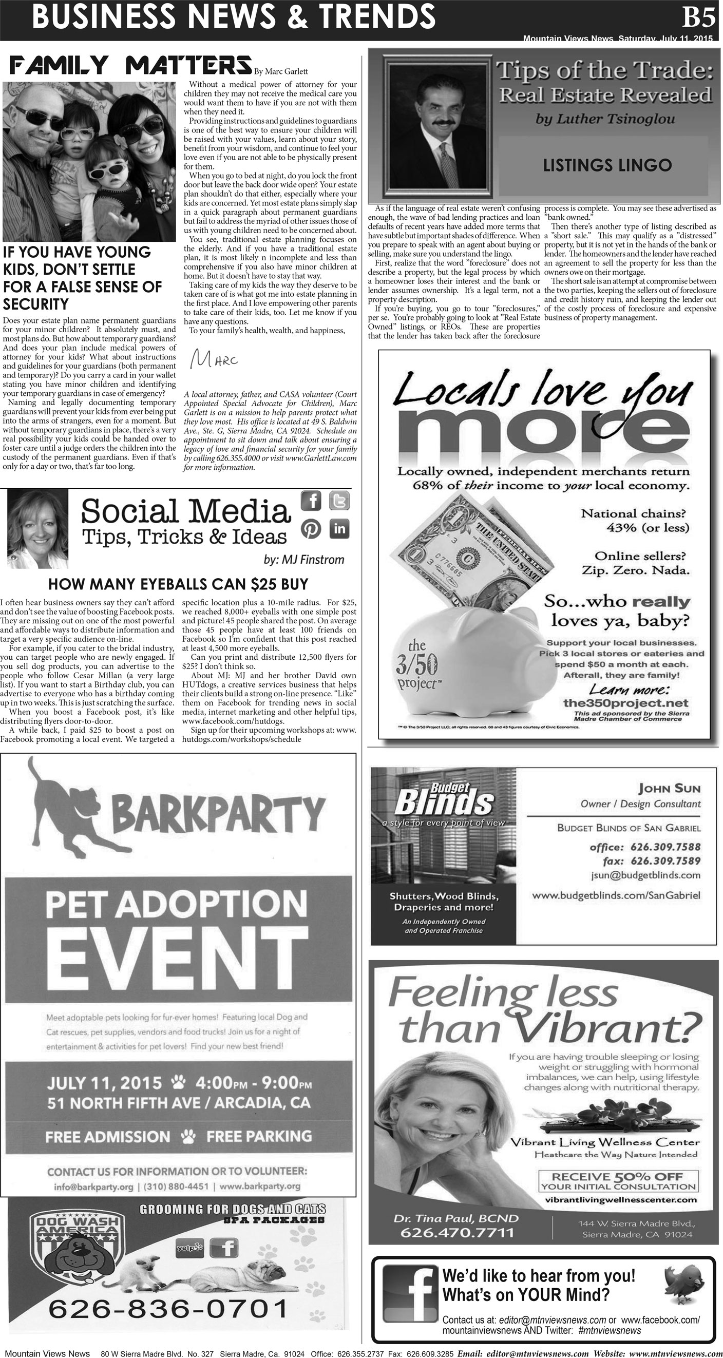 MVNews this week:  Page B:5