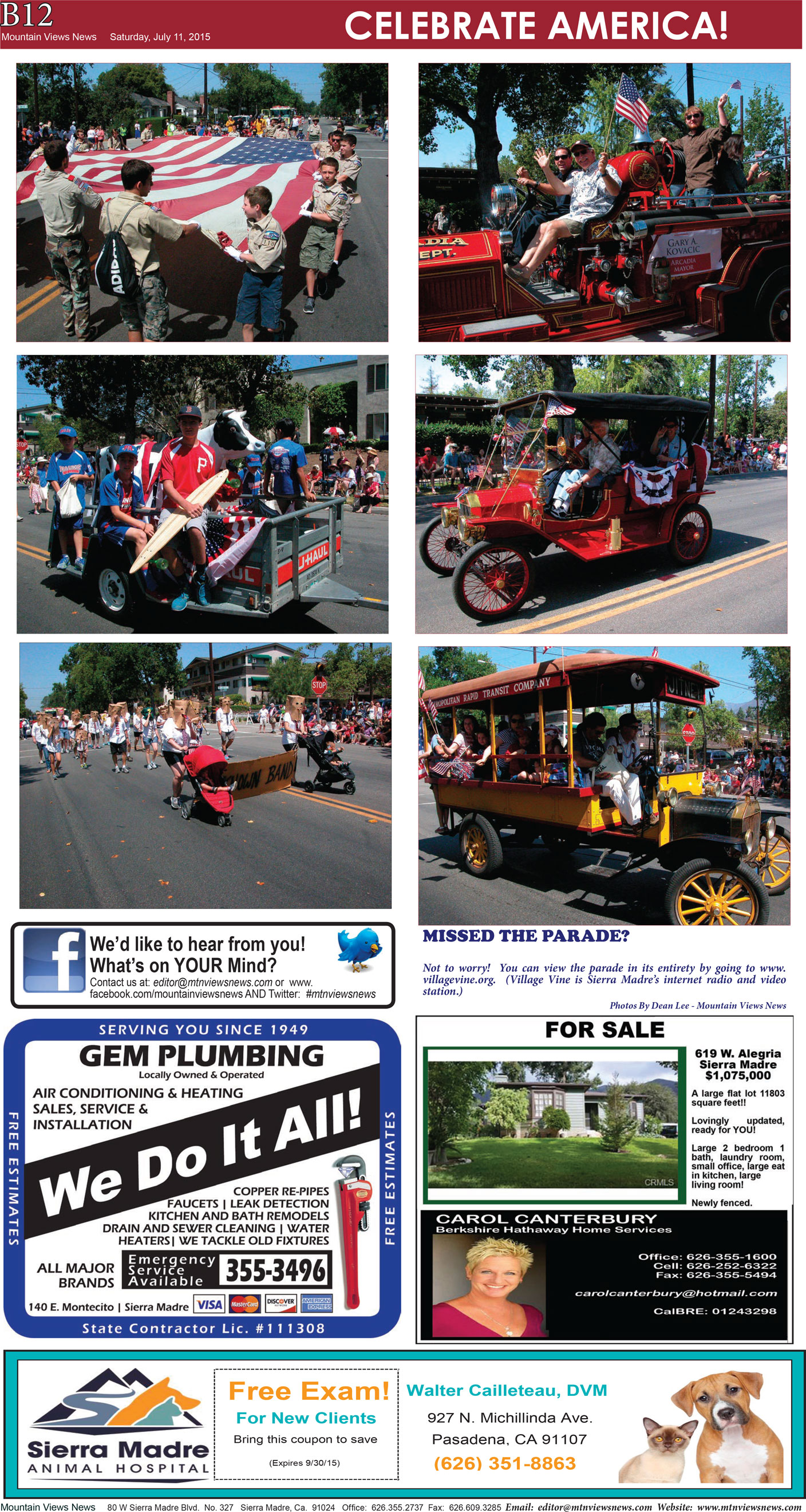 MVNews this week:  Page B:12