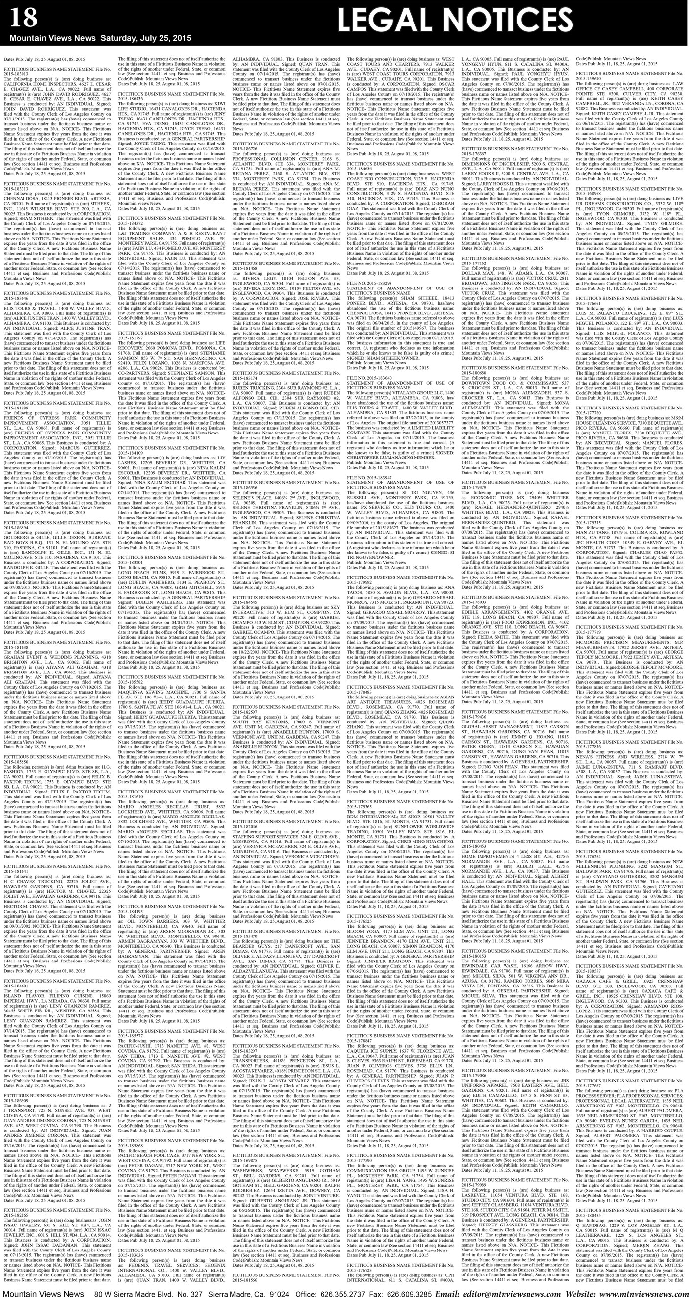 MVNews this week:  Page 18