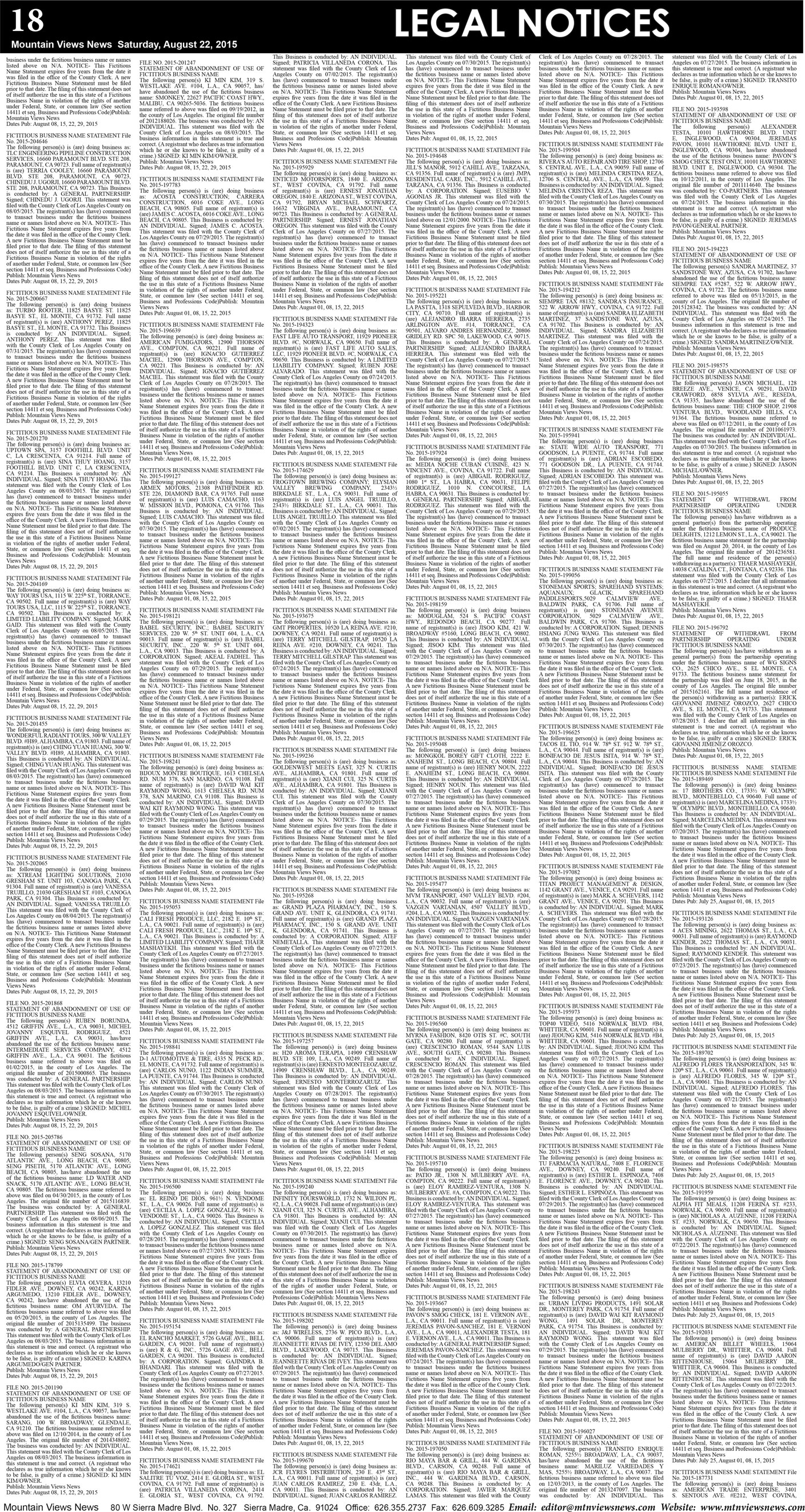 MVNews this week:  Page 18