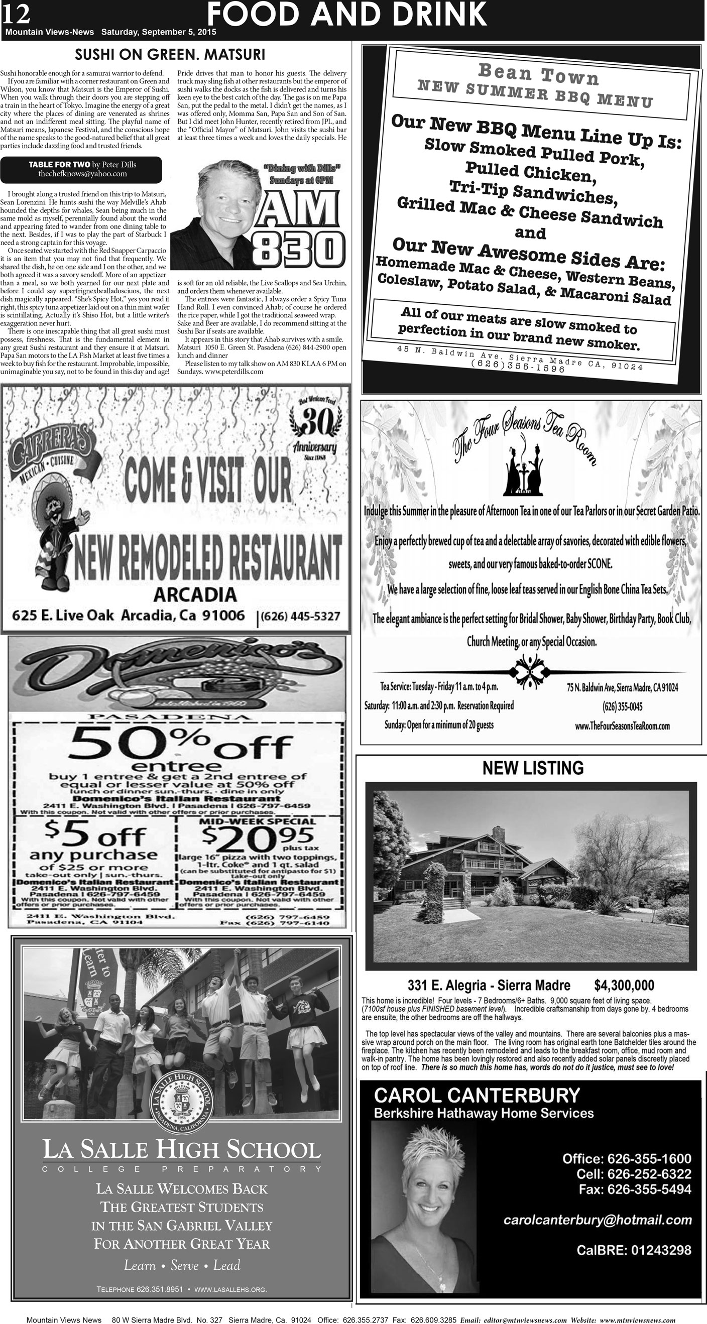 MVNews this week:  Page 12