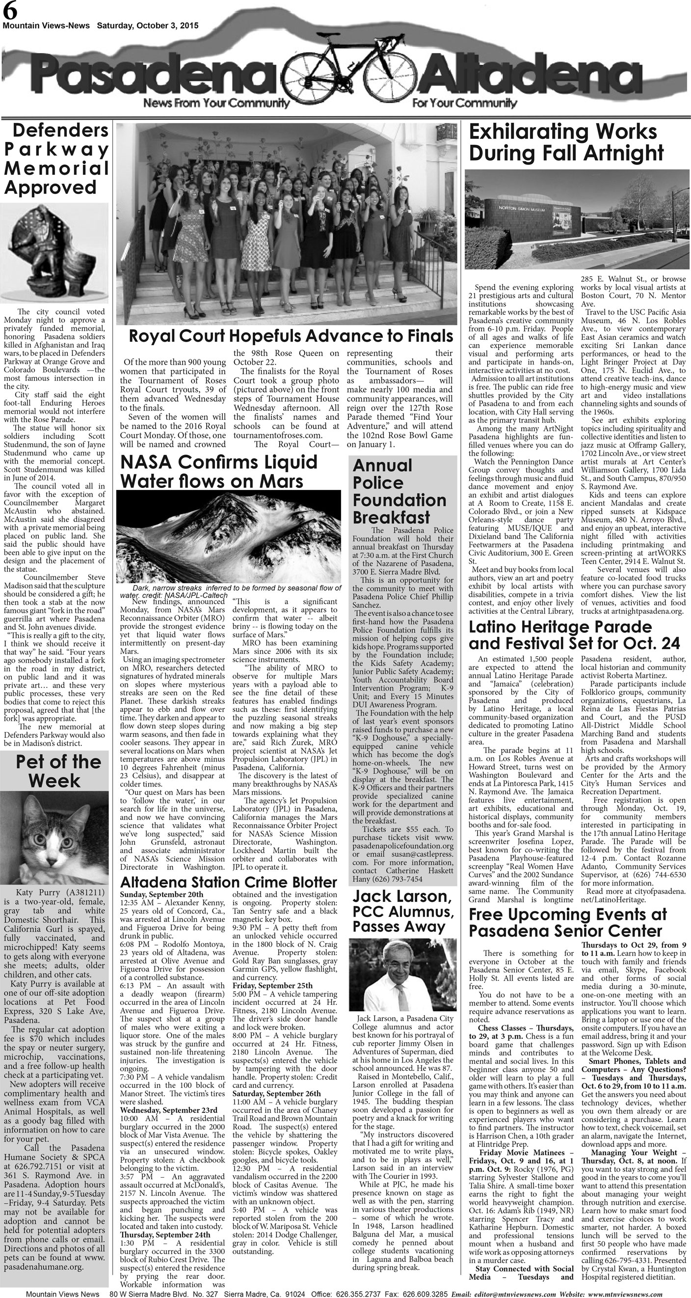 MVNews this week:  Page 6