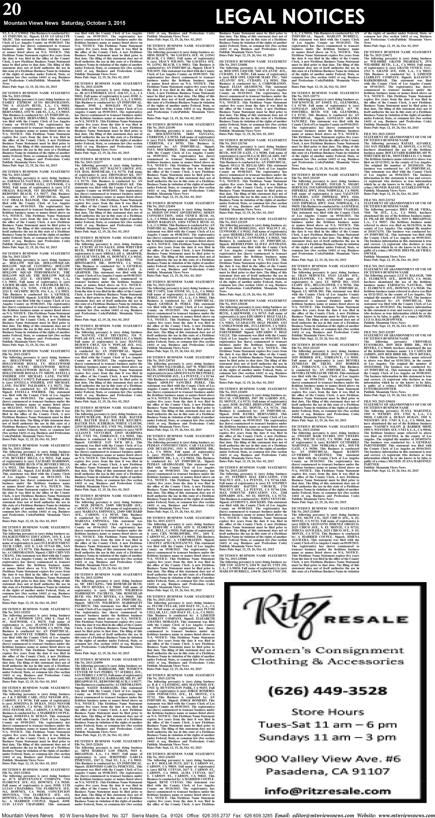 MVNews this week:  Page 20