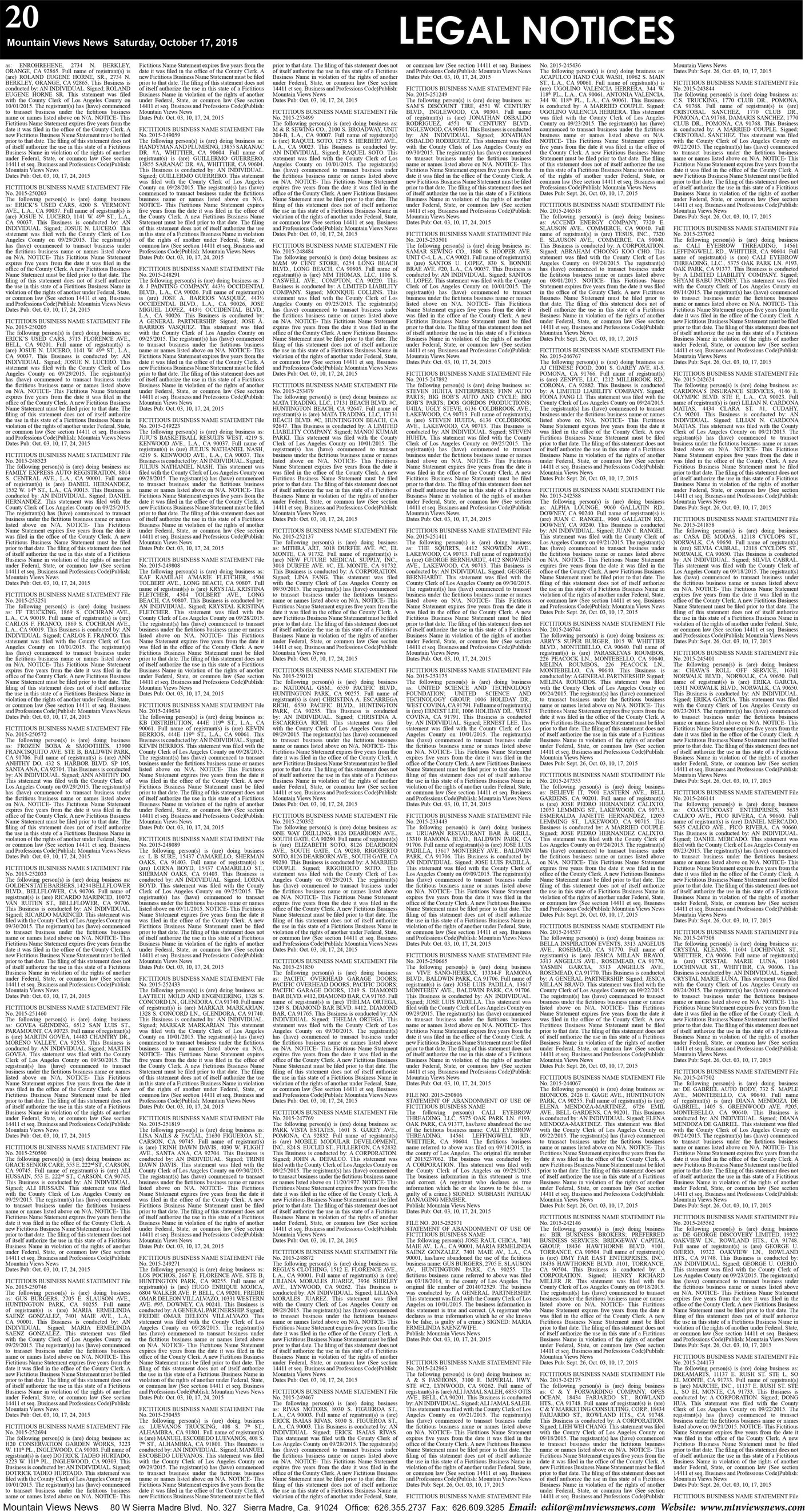 MVNews this week:  Page 20