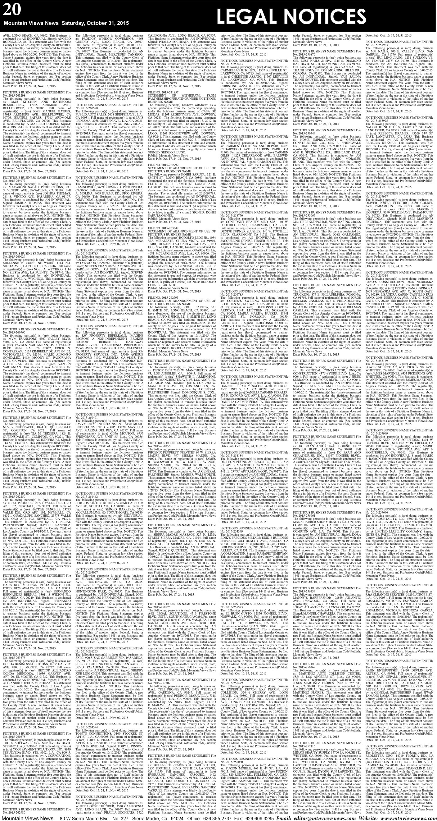 MVNews this week:  Page 20