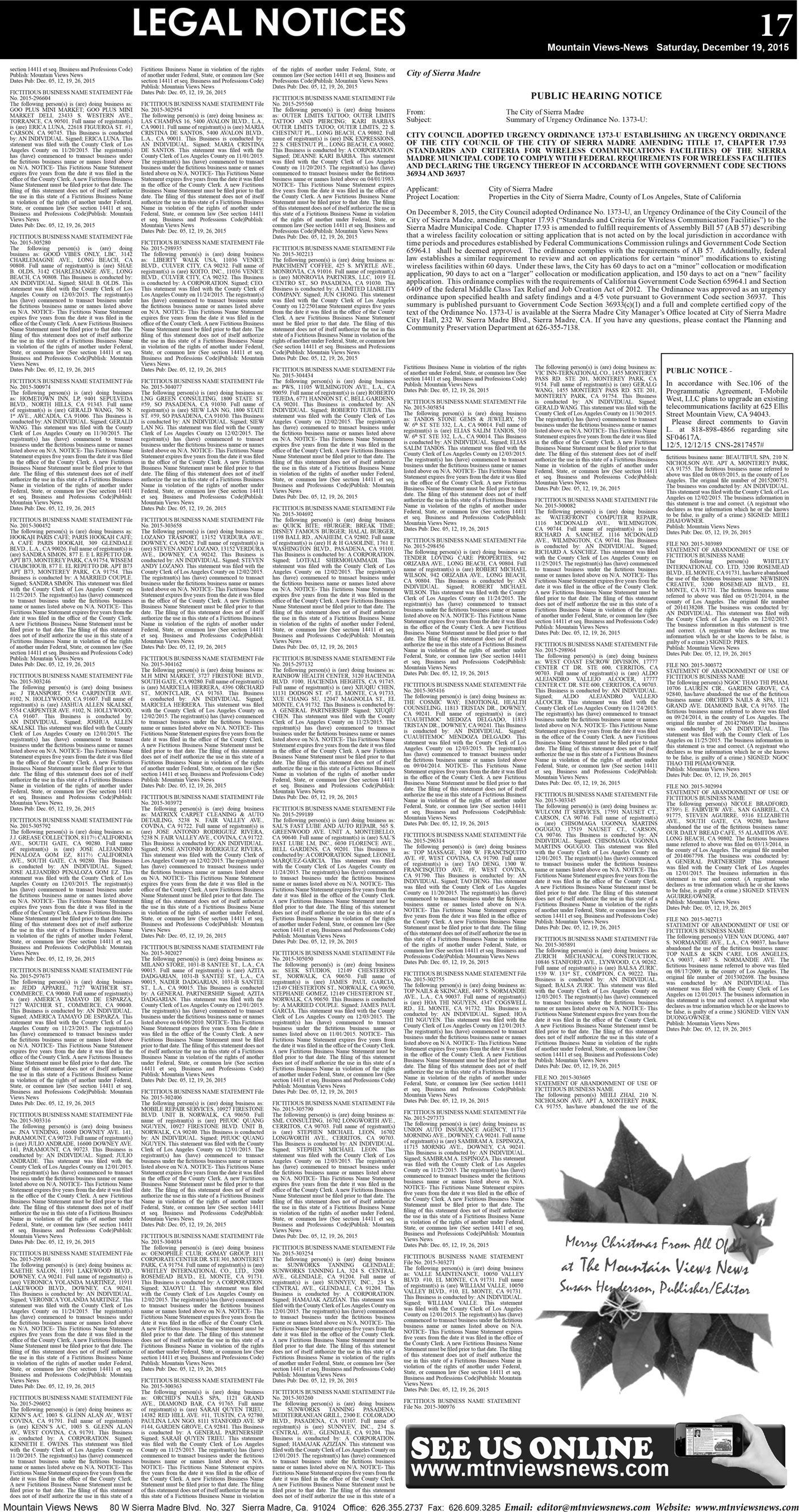 MVNews this week:  Page 17