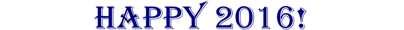 HAPPY 2016!