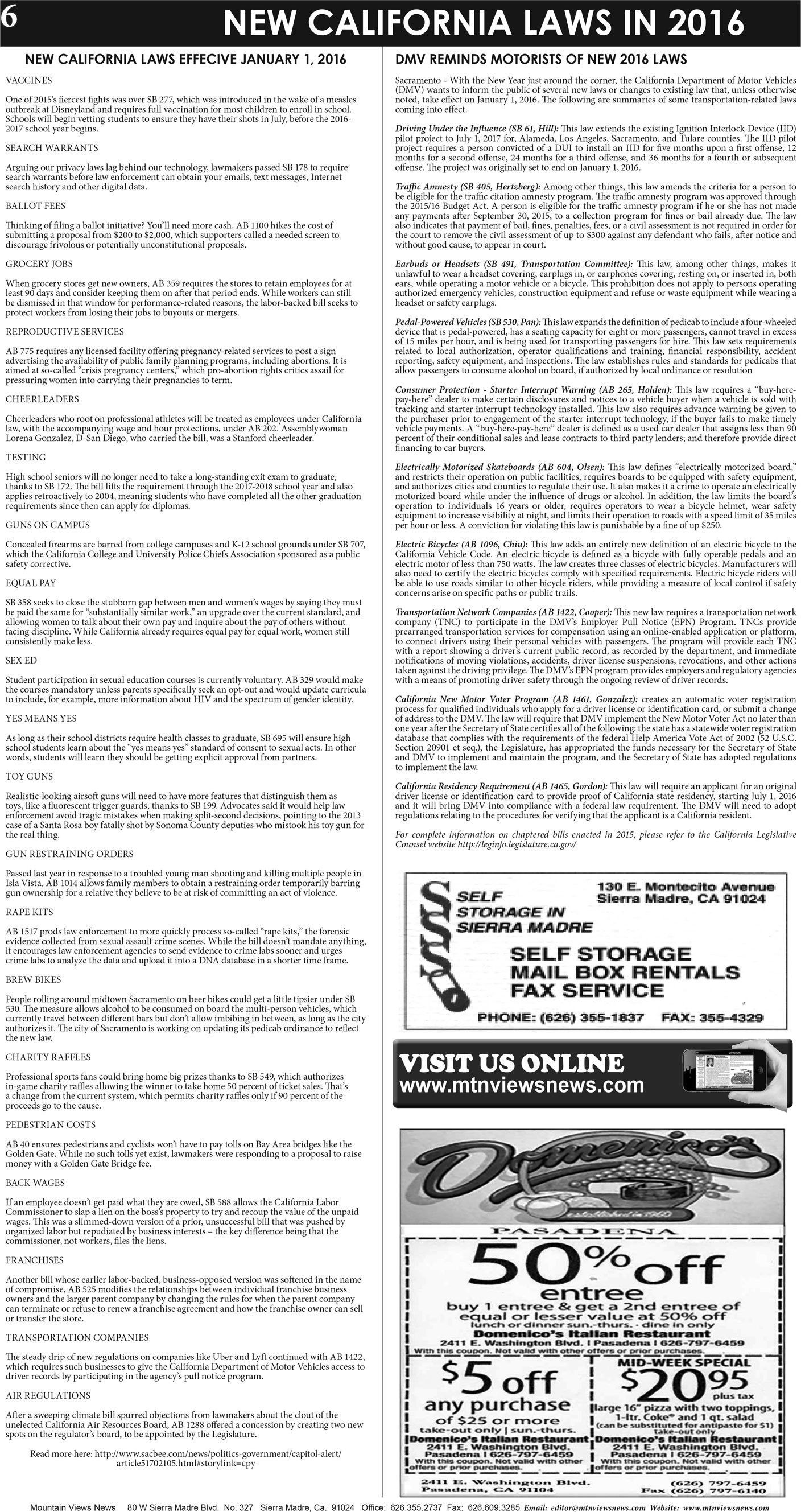 MVNews this week:  Page 6