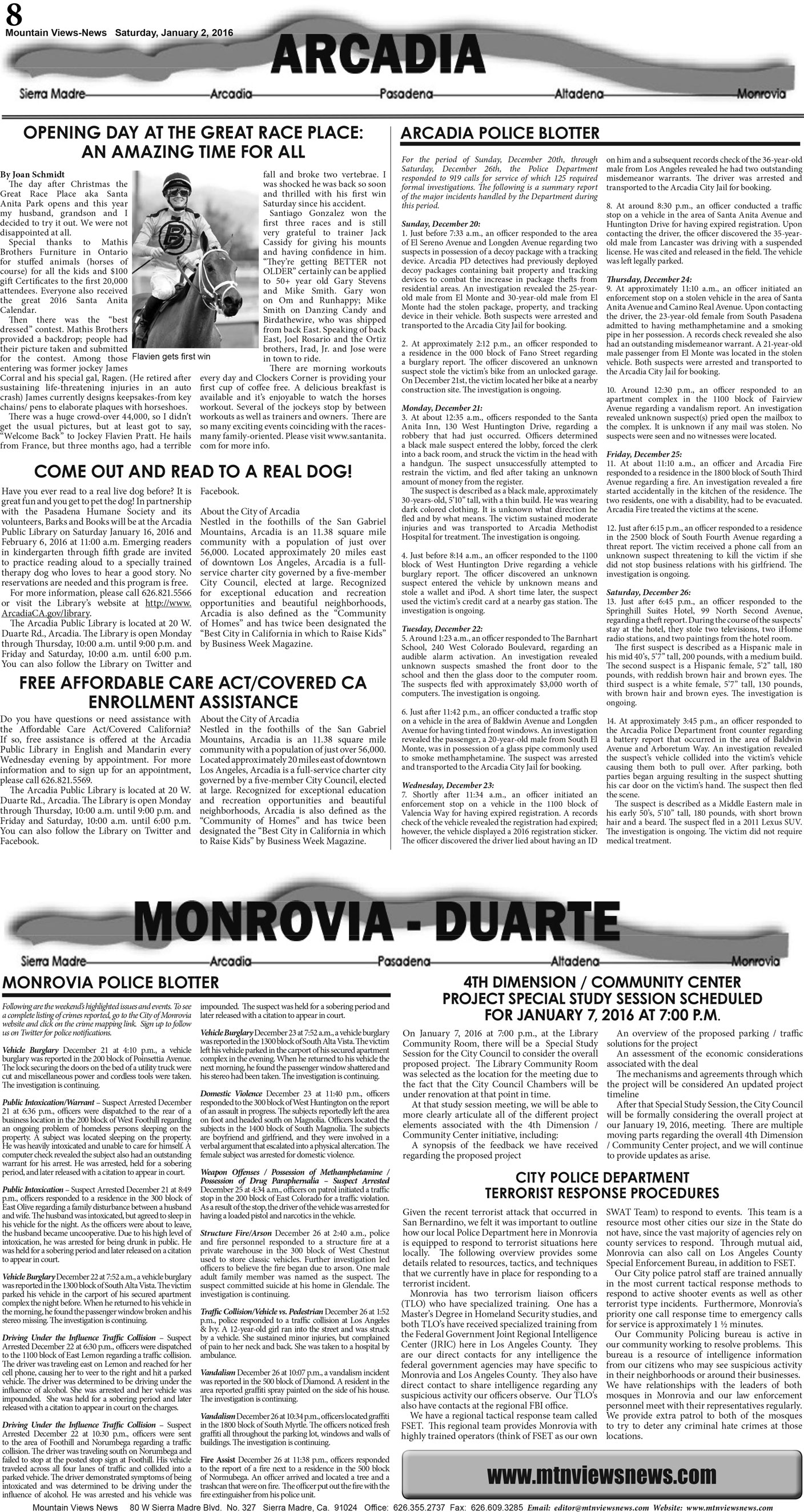 MVNews this week:  Page 8