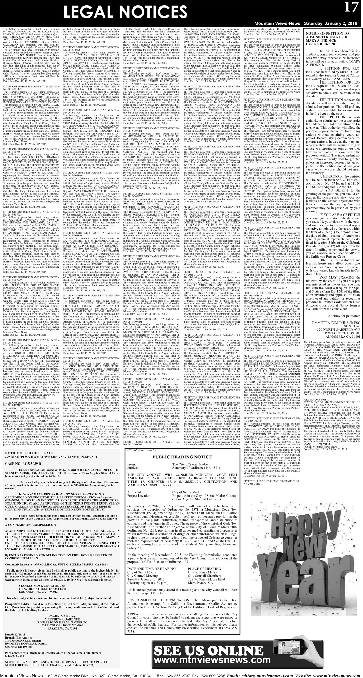 MVNews this week:  Page 17