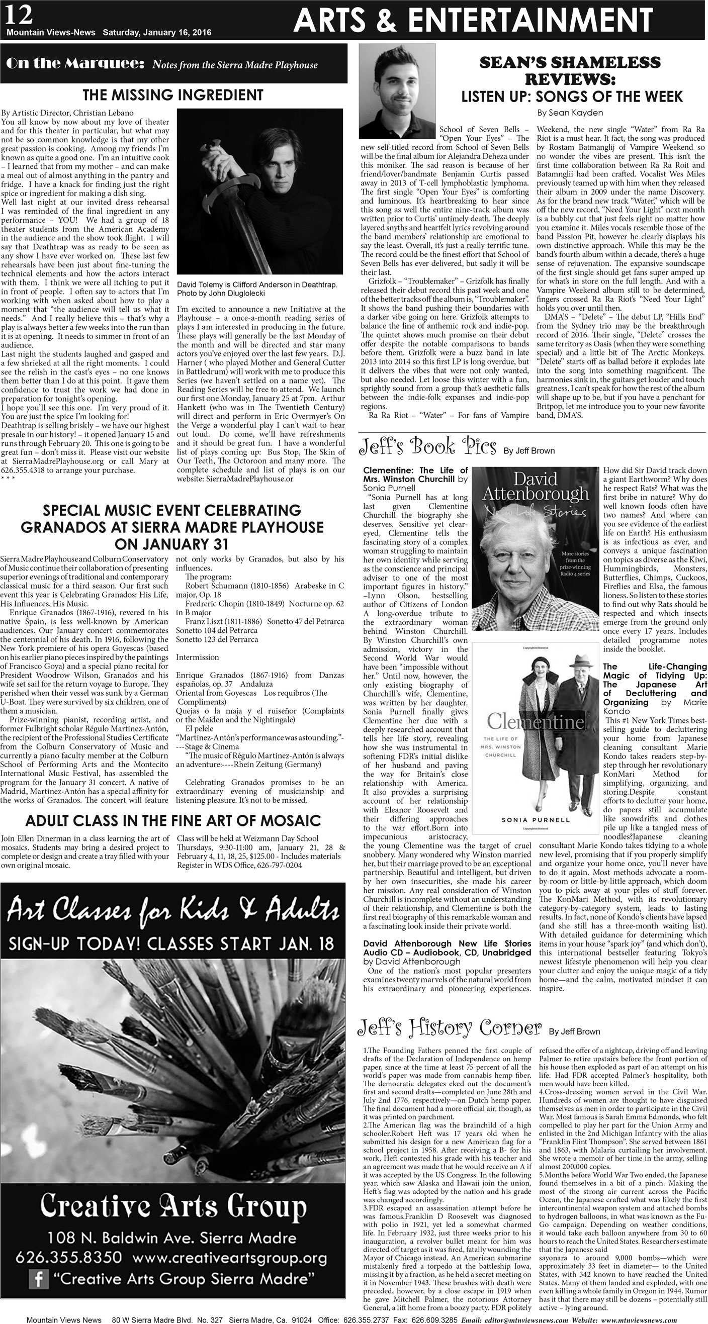 MVNews this week:  Page 12