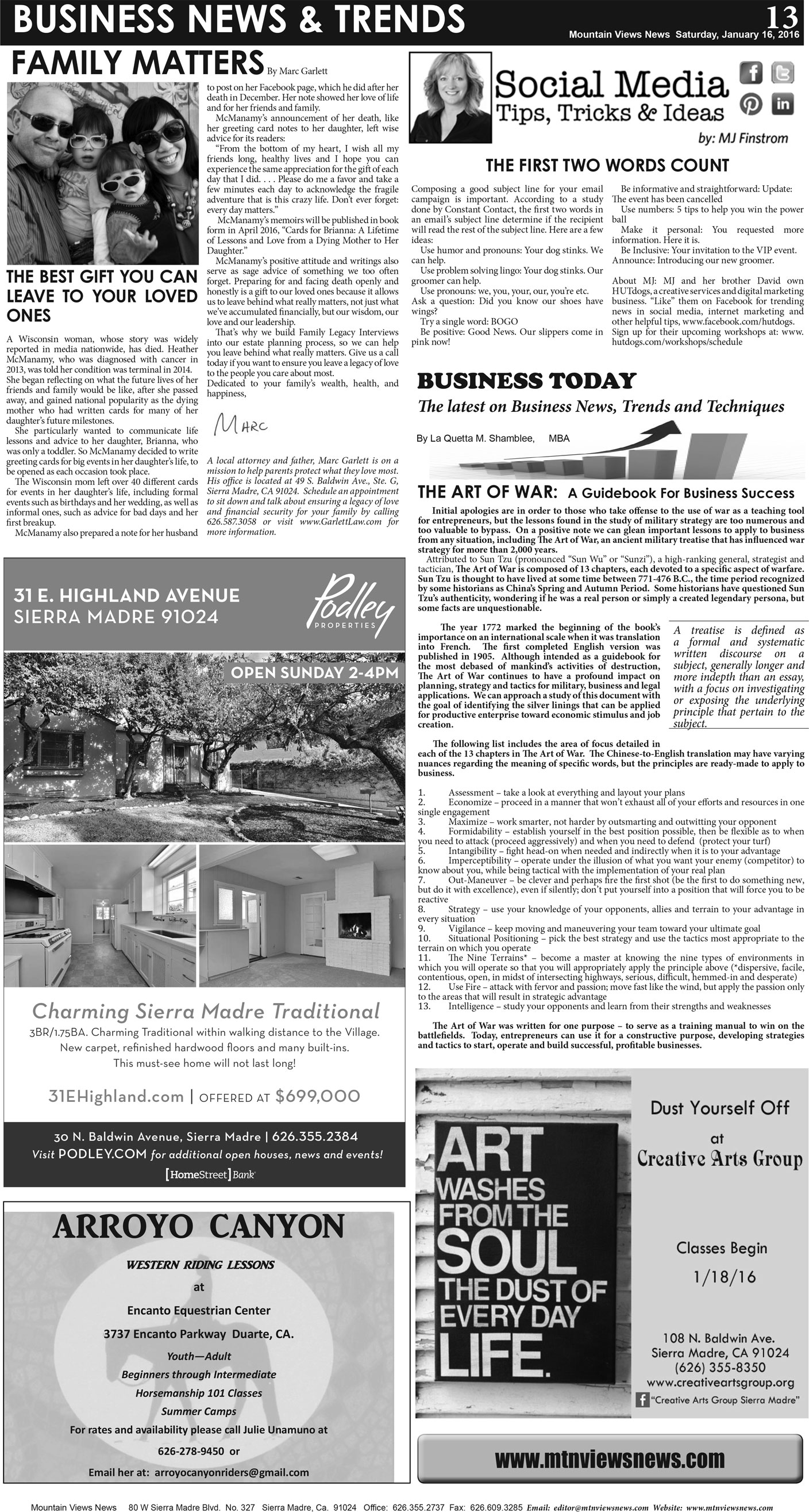 MVNews this week:  Page 13