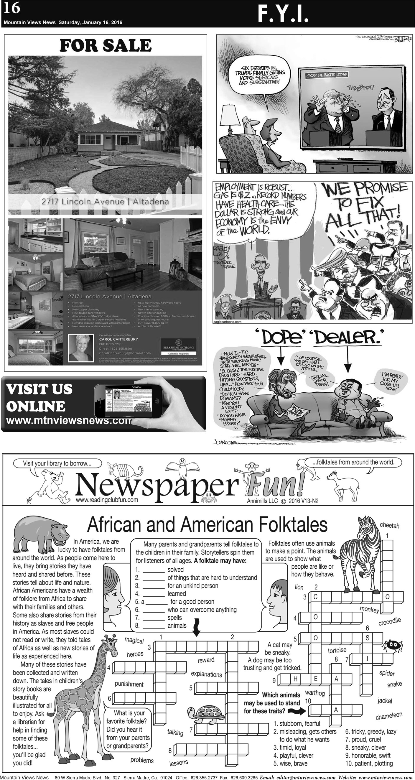 MVNews this week:  Page 16