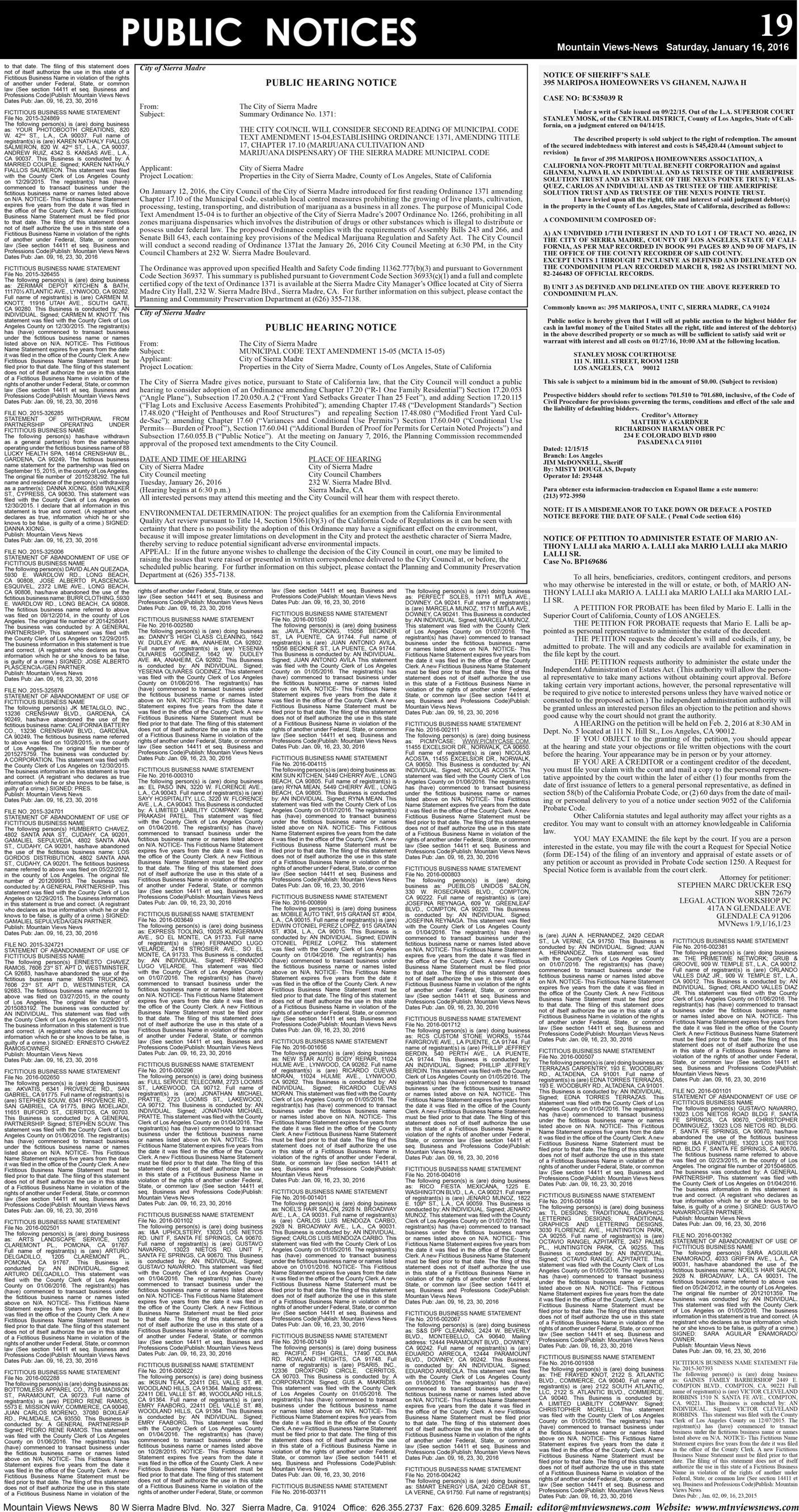 MVNews this week:  Page 19