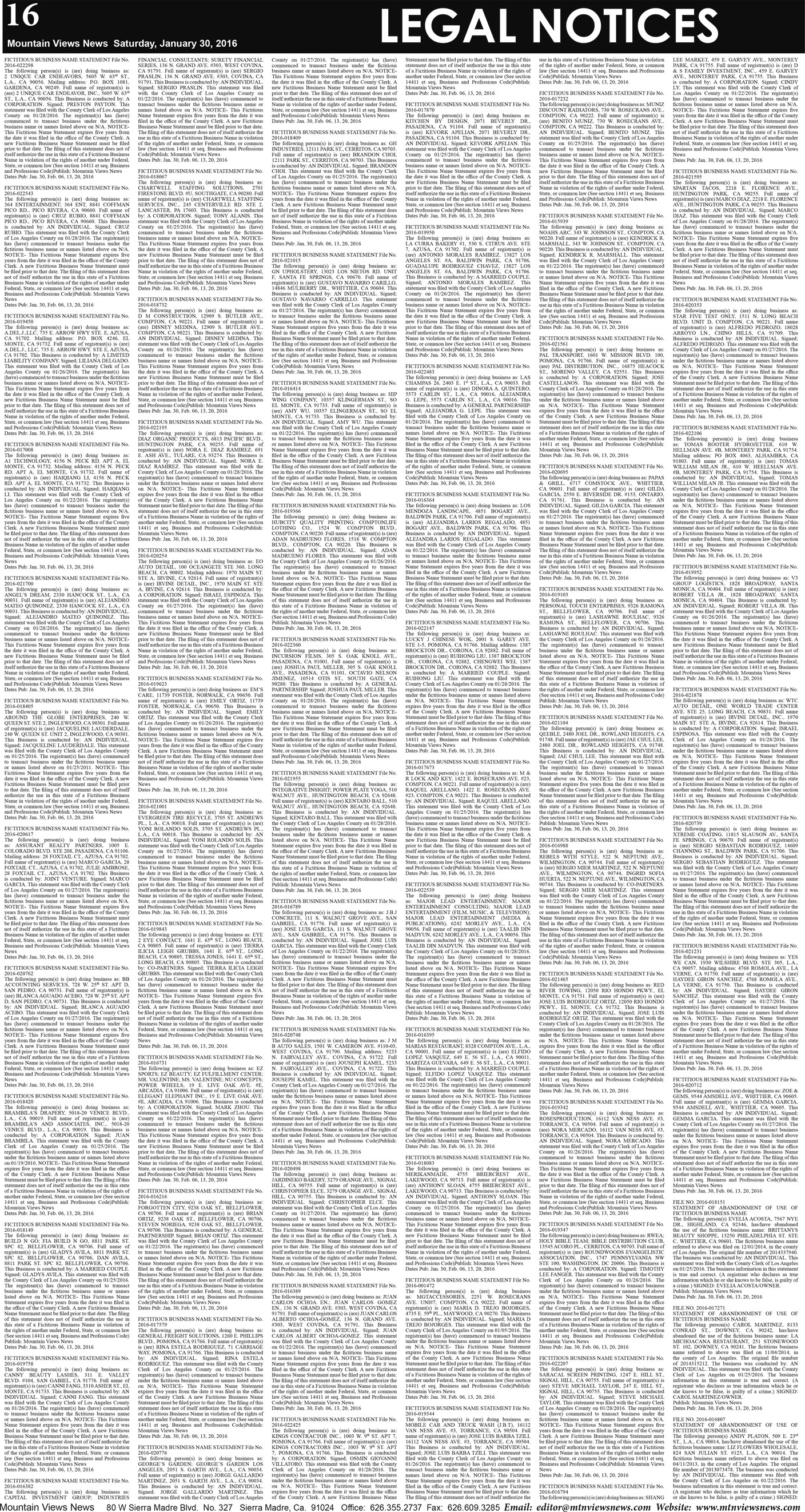 MVNews this week:  Page 16