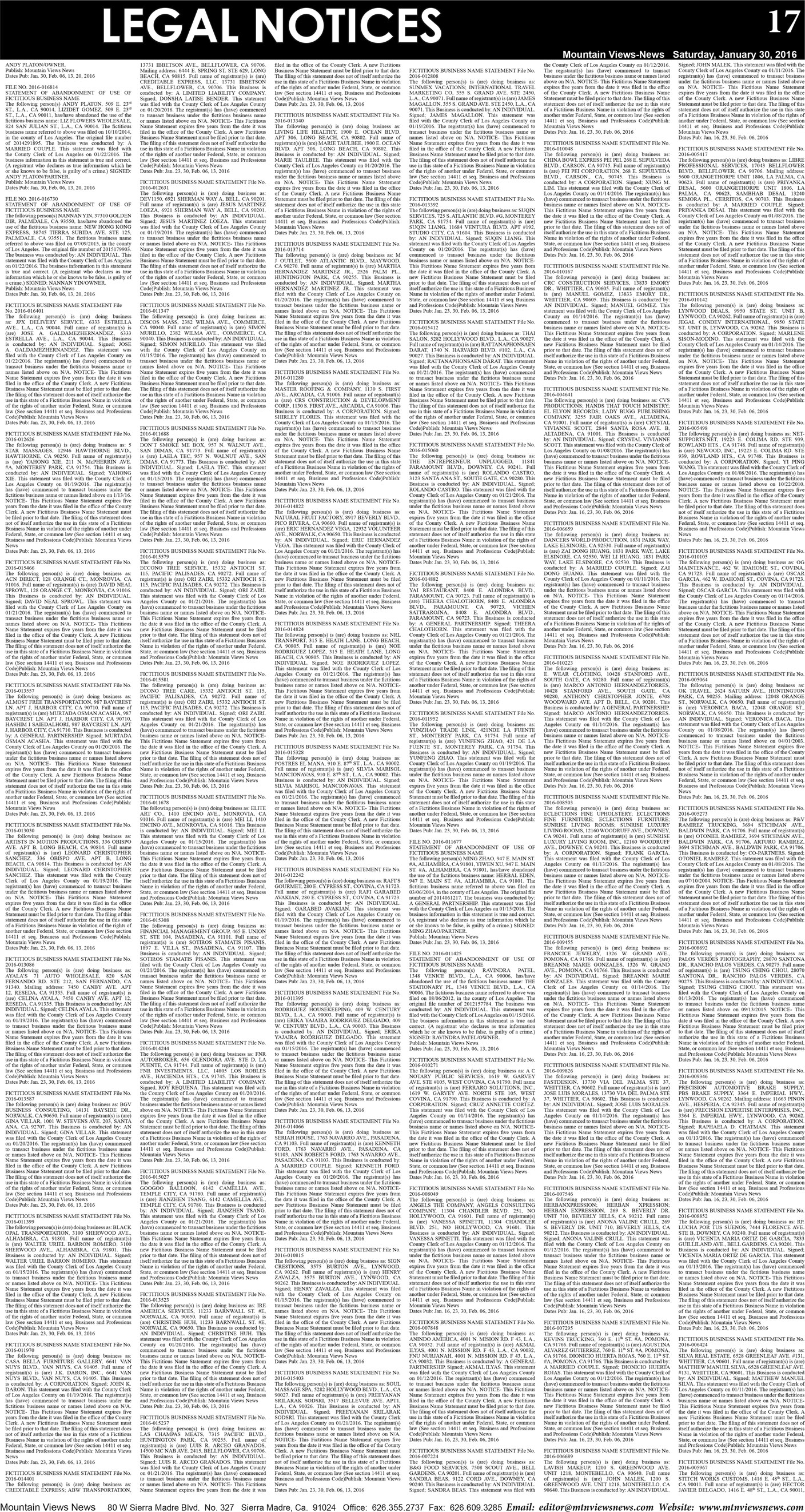 MVNews this week:  Page 17