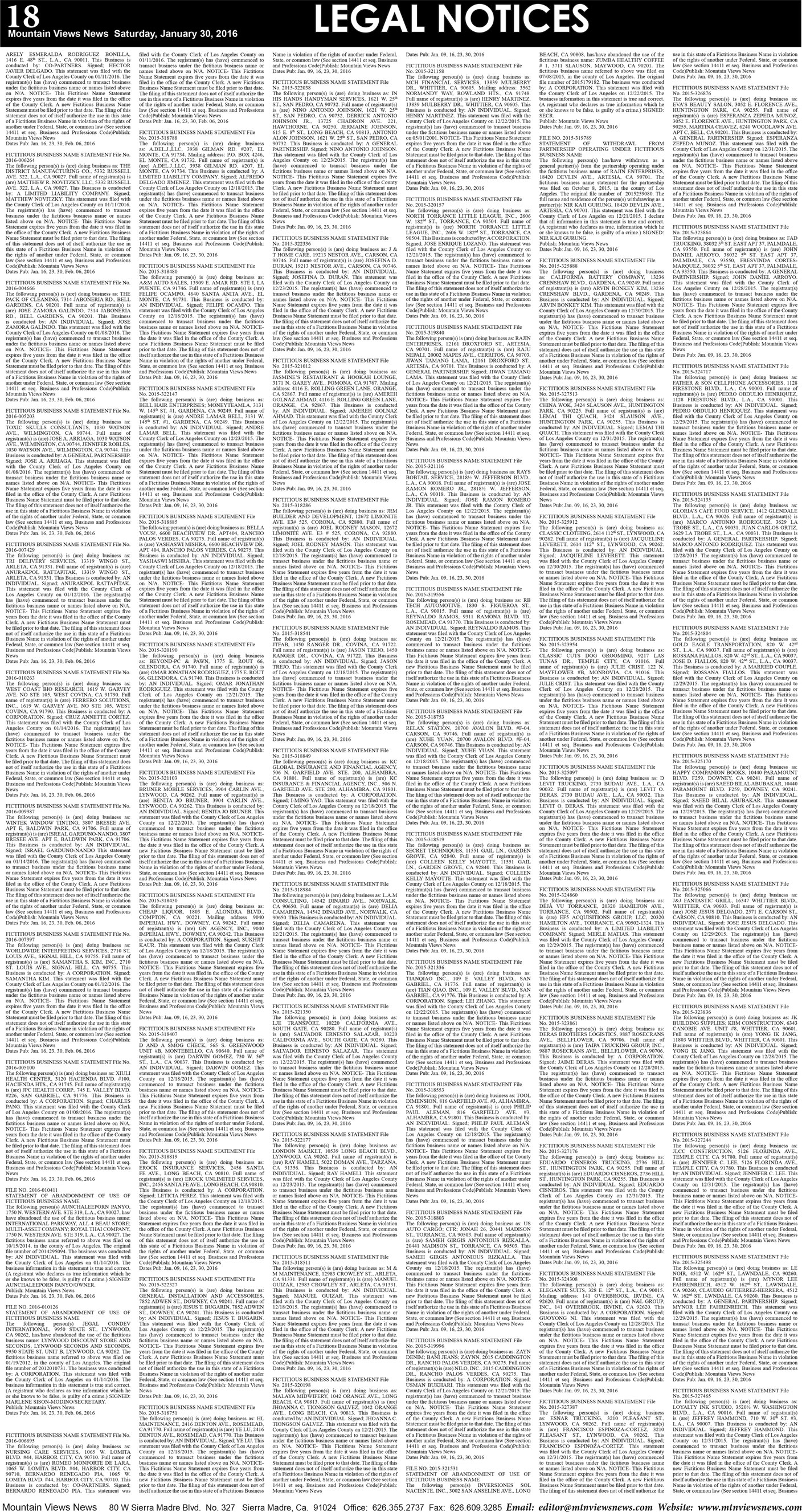 MVNews this week:  Page 18