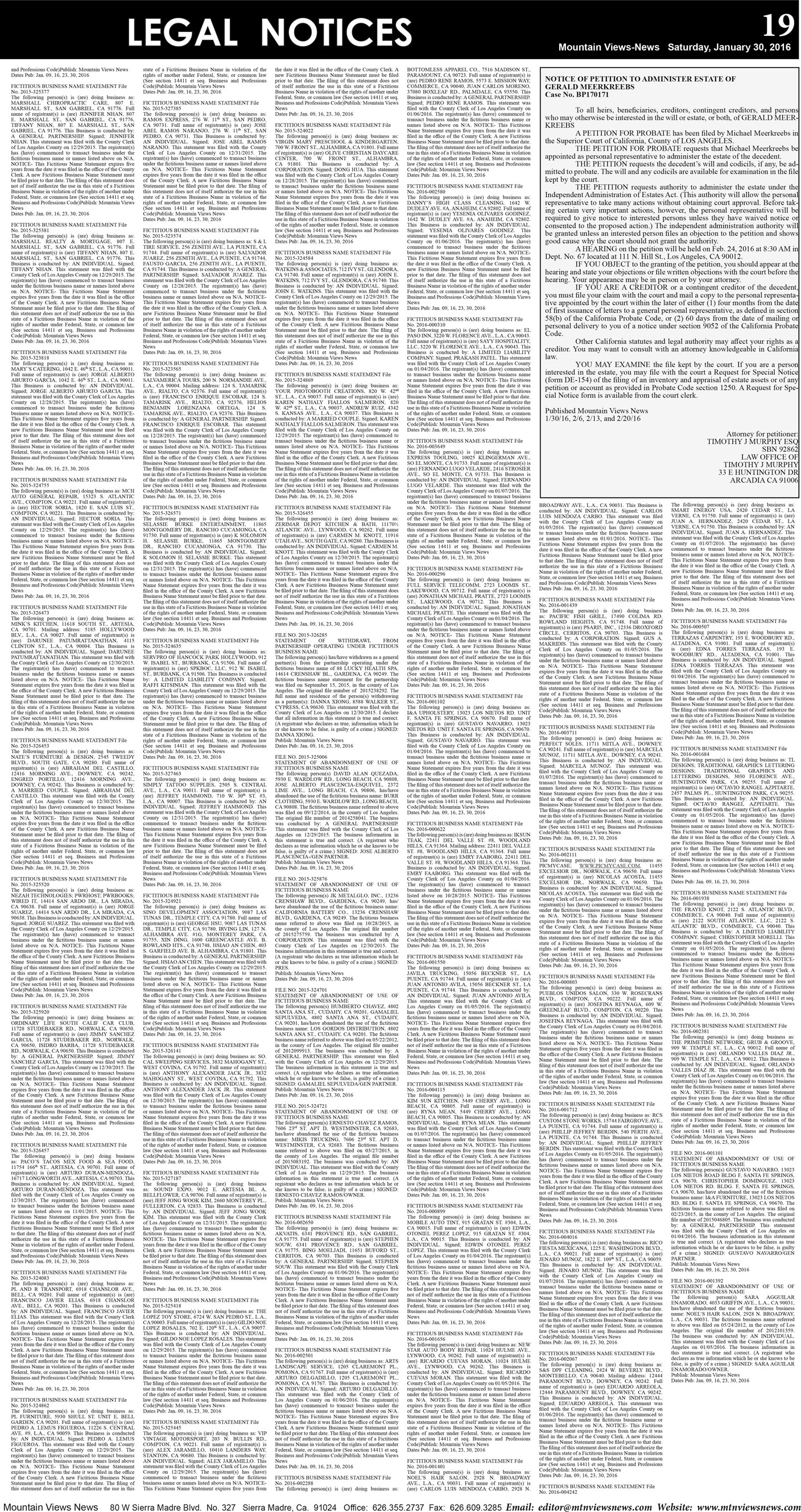 MVNews this week:  Page 19