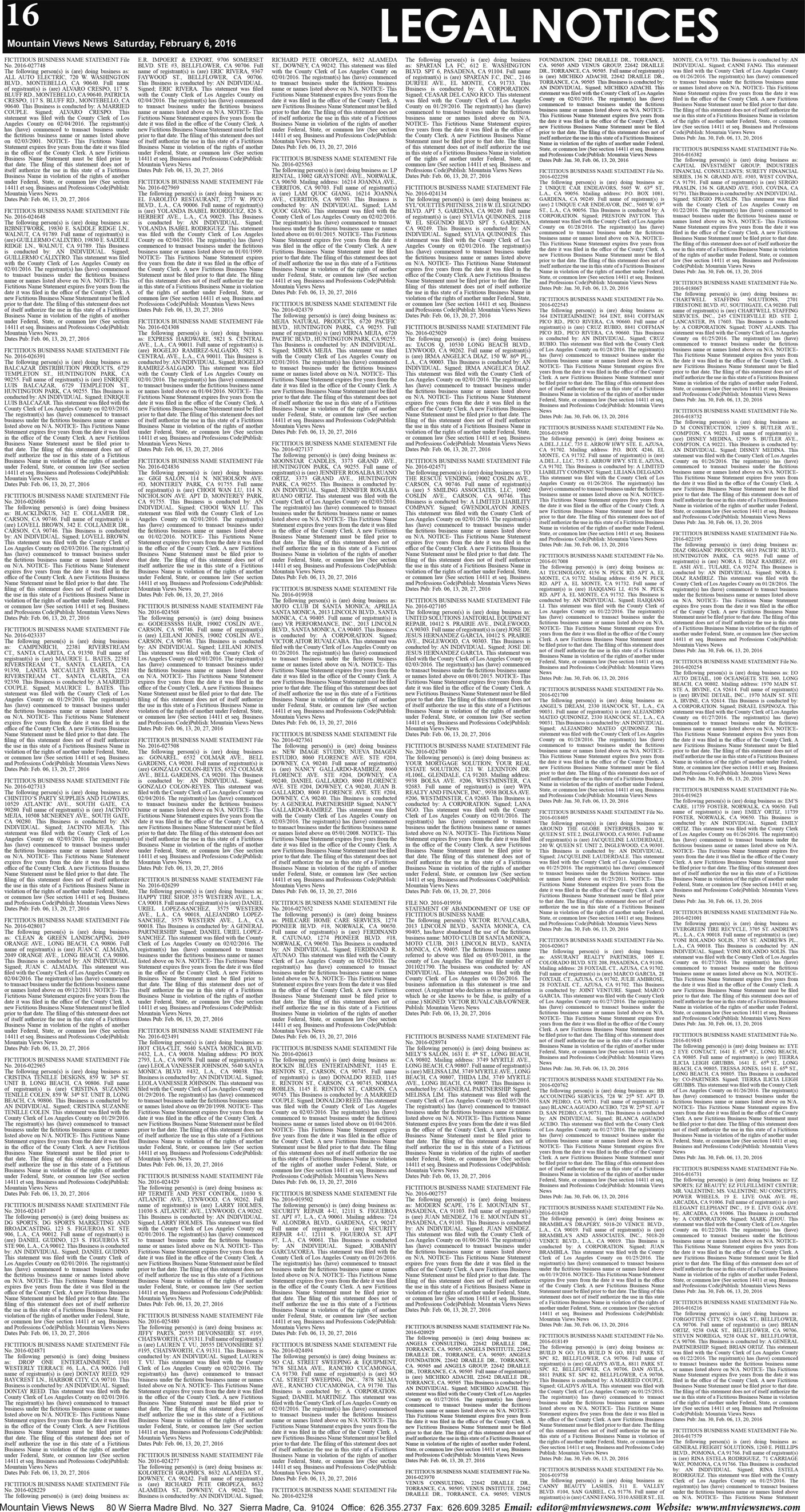 MVNews this week:  Page 16