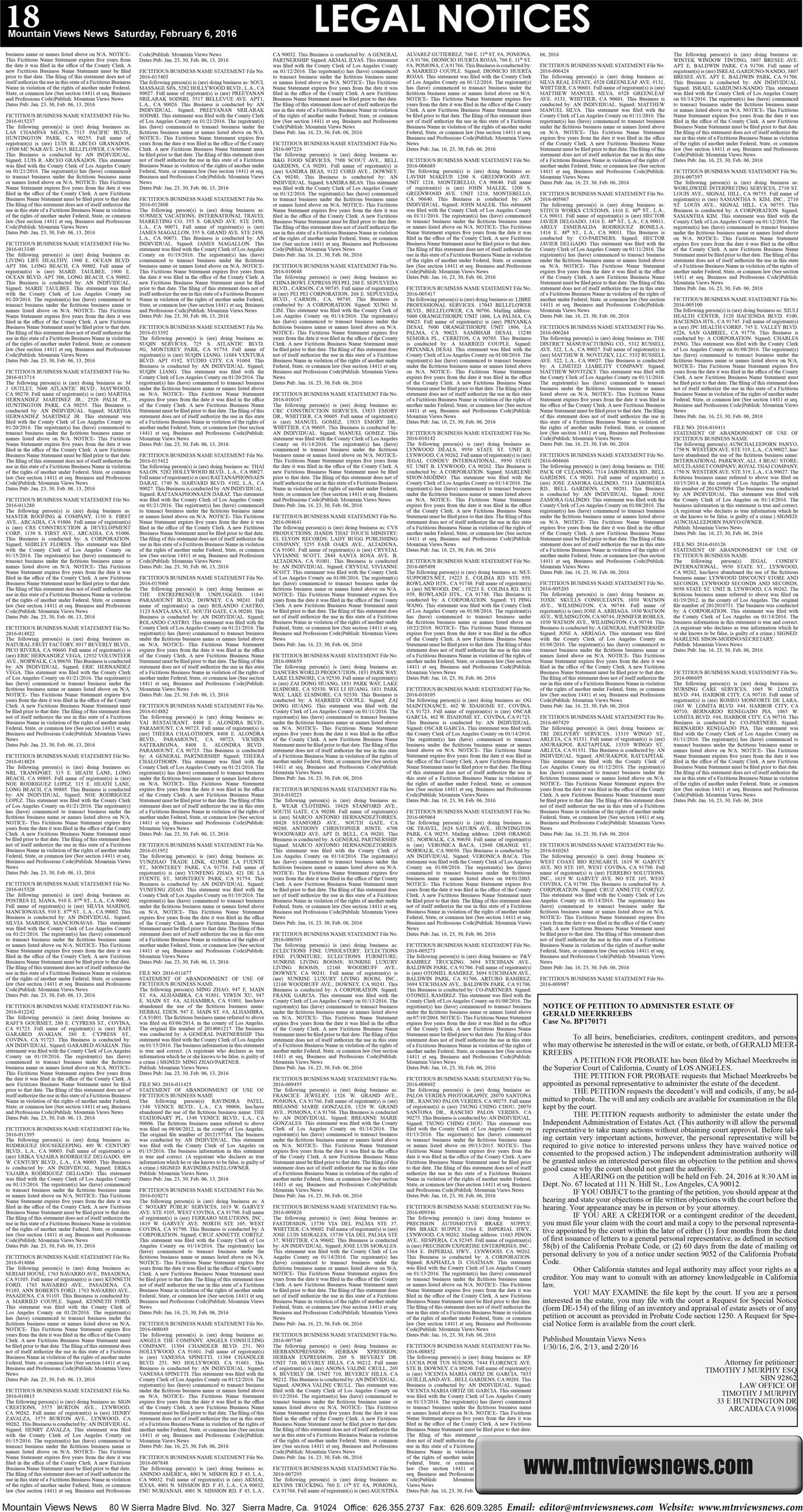 MVNews this week:  Page 18