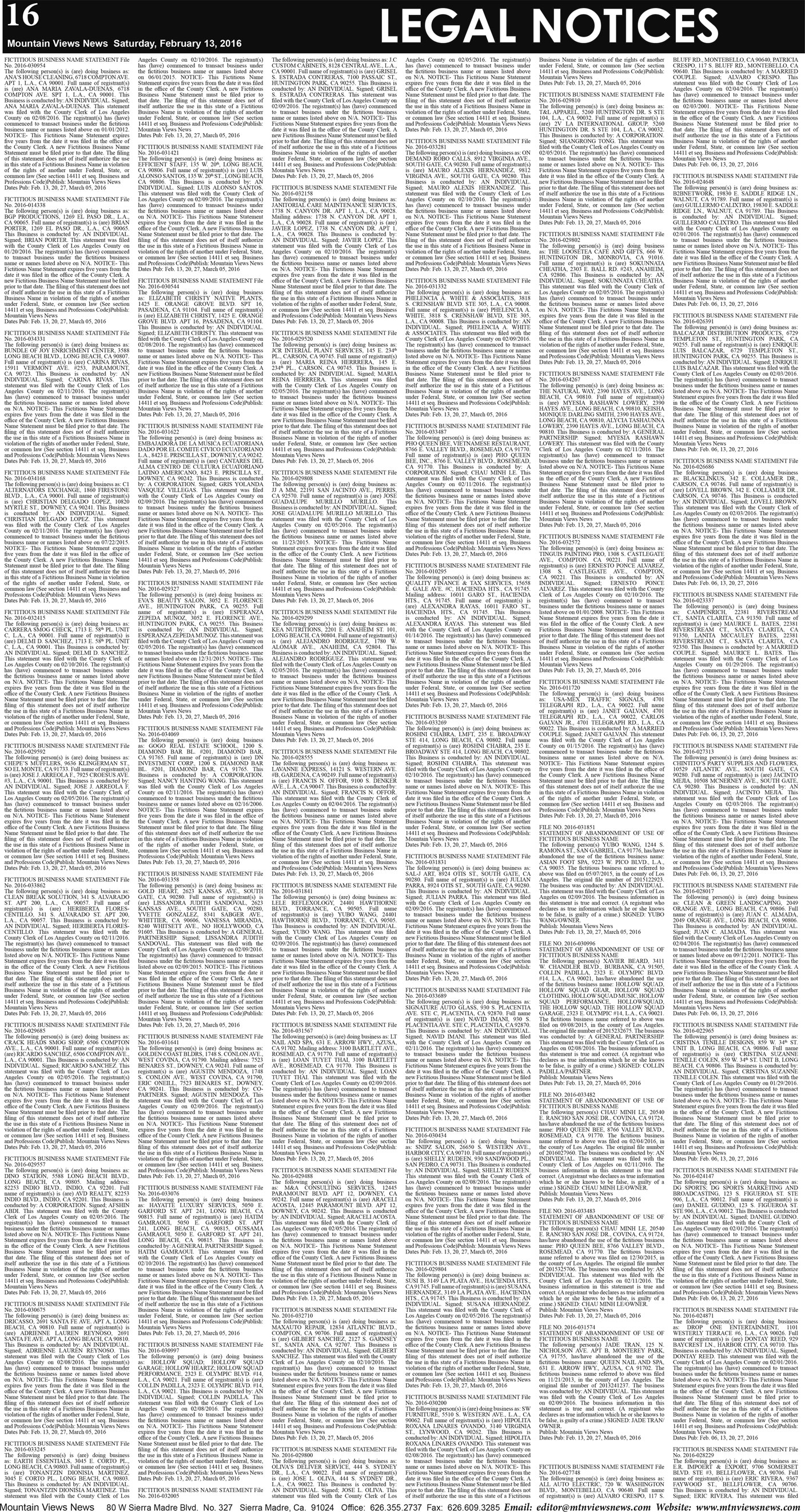 MVNews this week:  Page 16