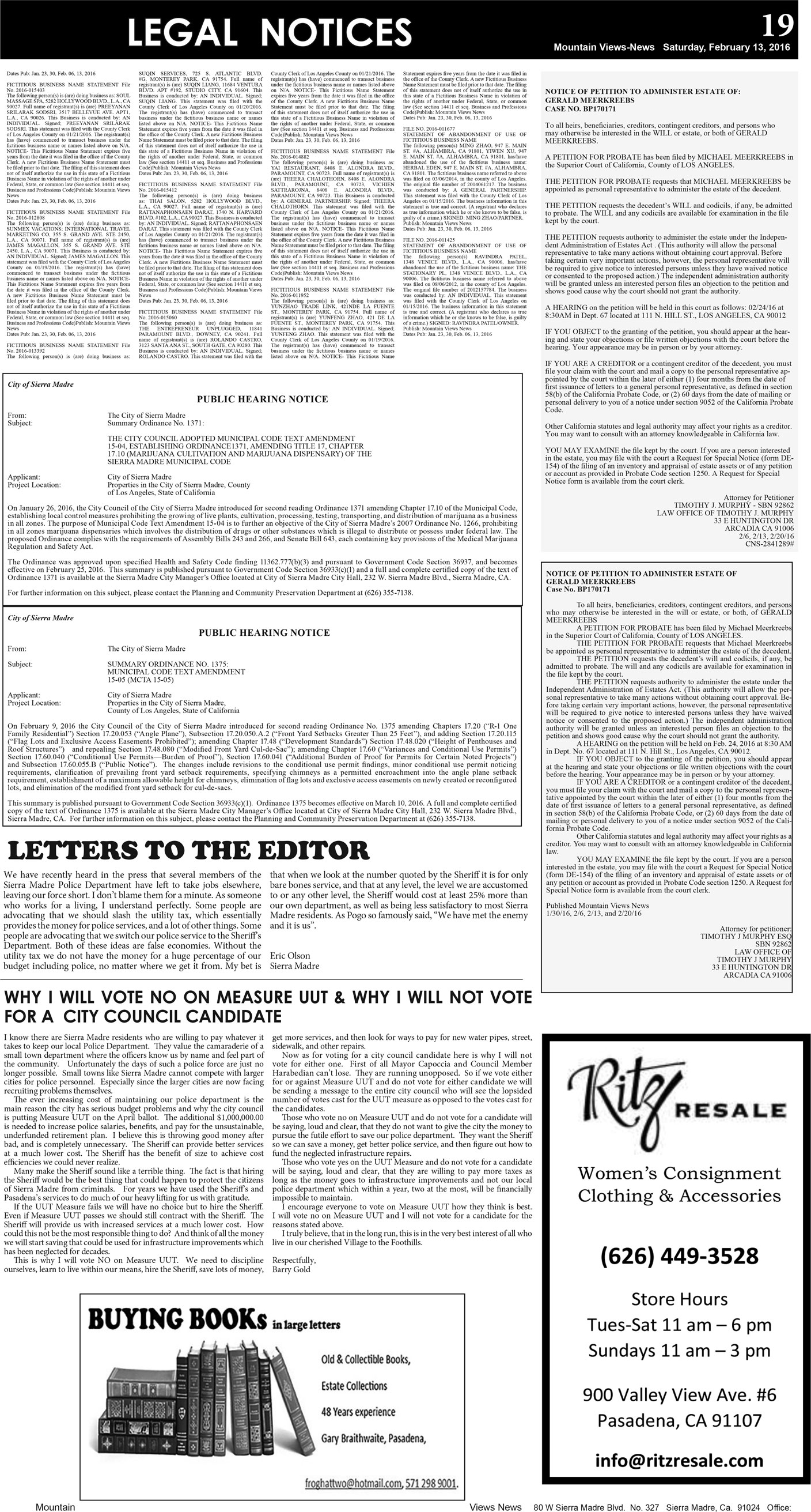 MVNews this week:  Page 19