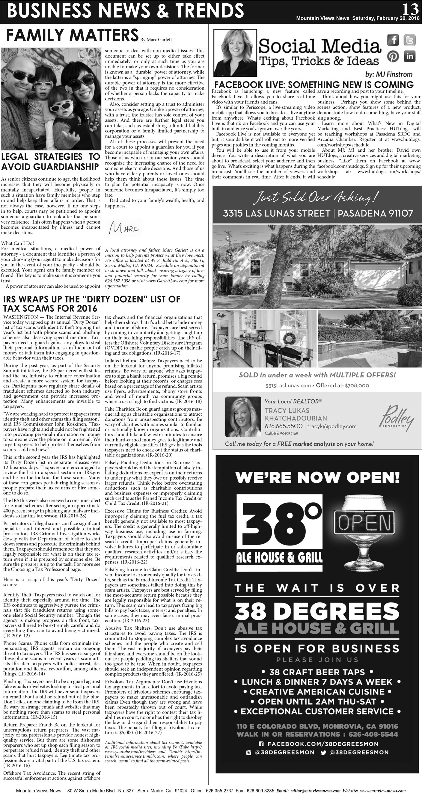 MVNews this week:  Page 13