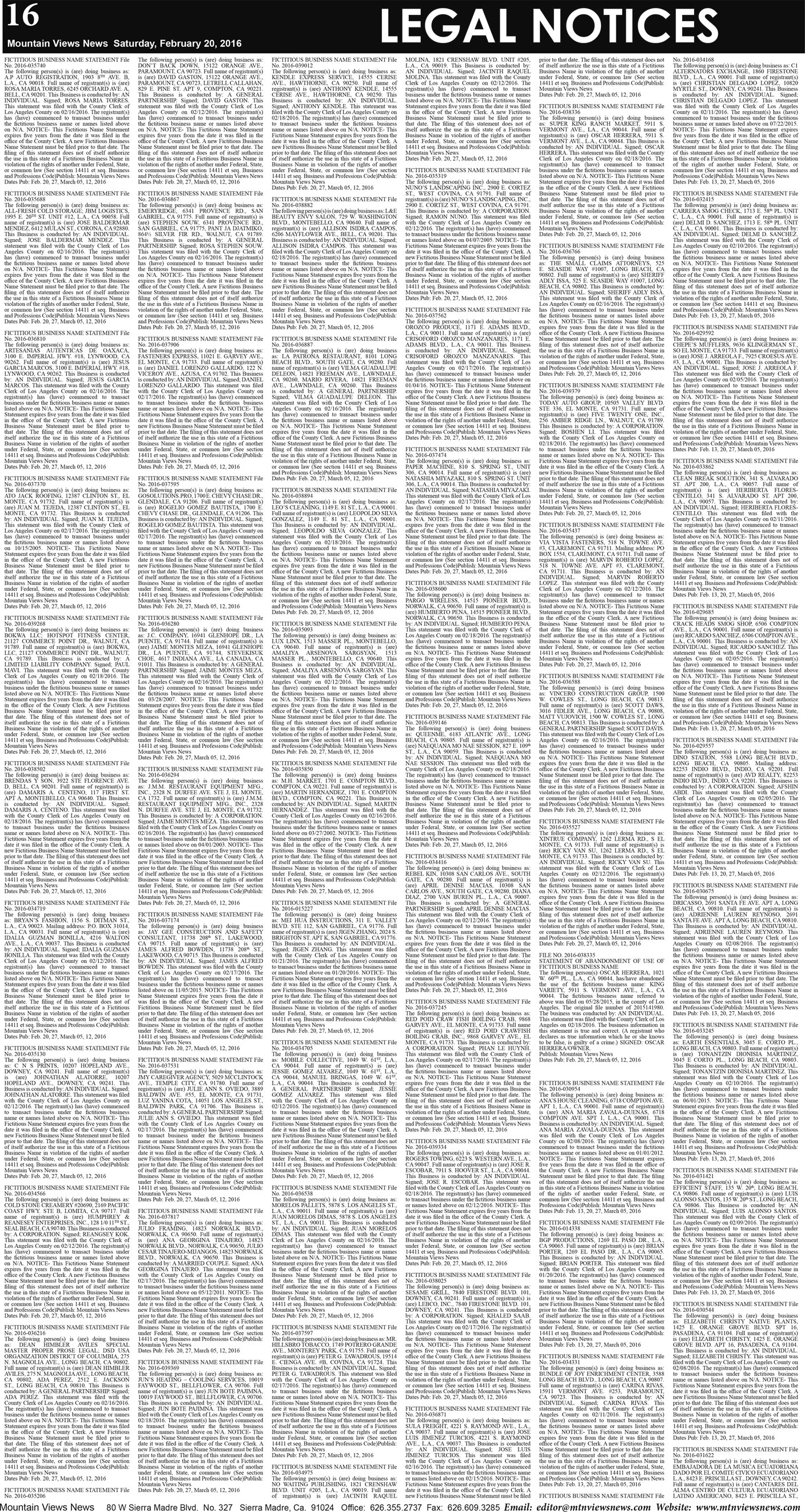 MVNews this week:  Page 16