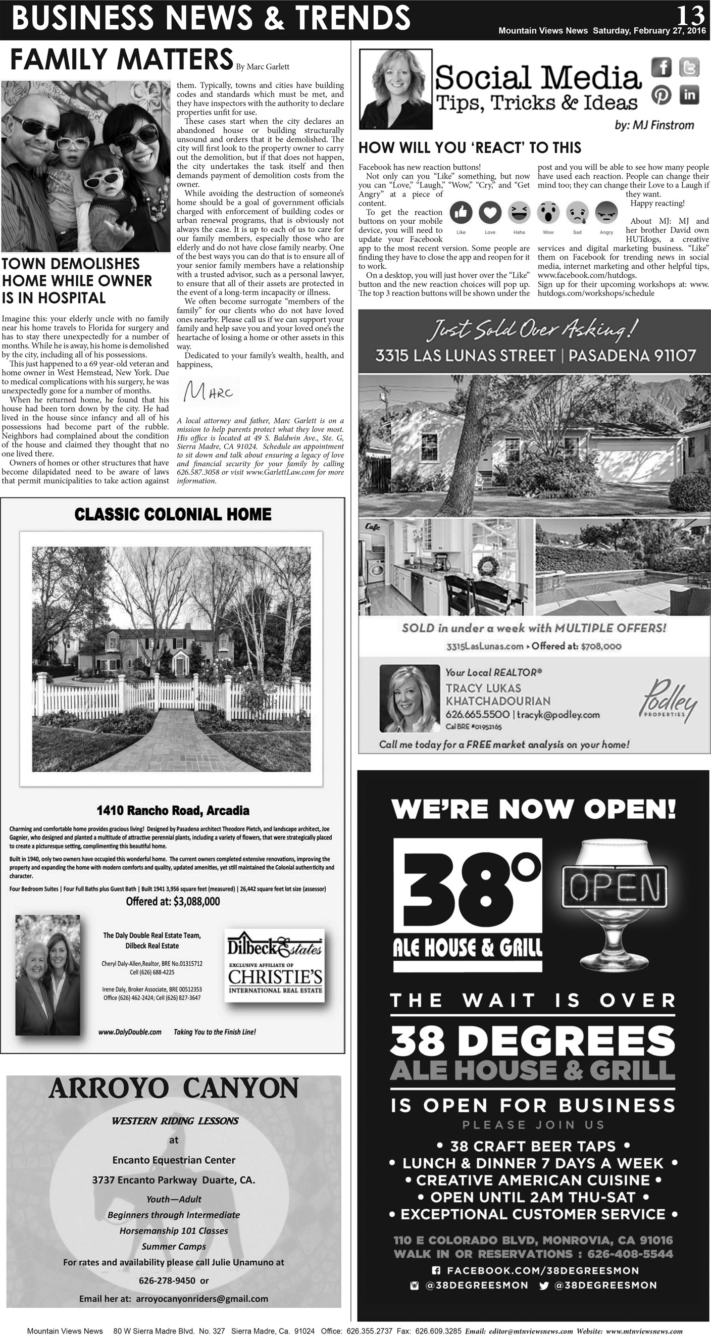 MVNews this week:  Page 13