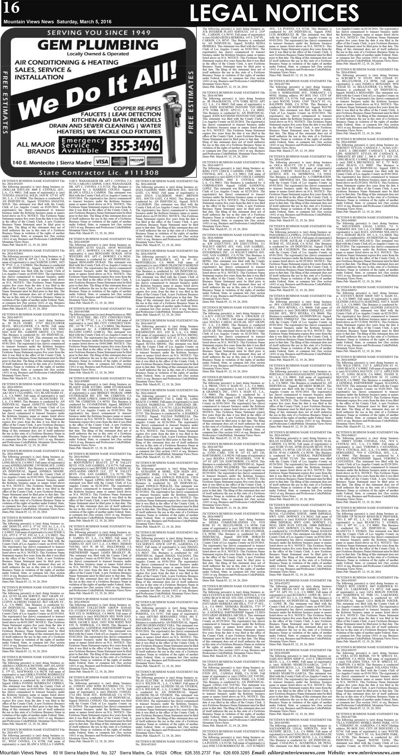 MVNews this week:  Page 16