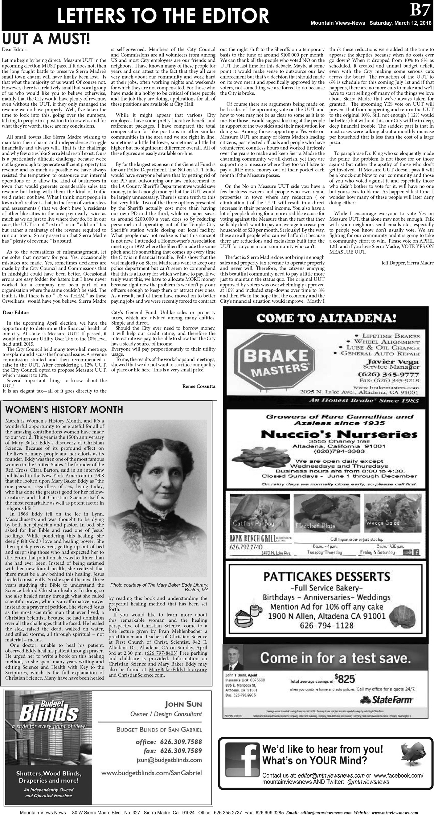 MVNews this week:  Page B:7