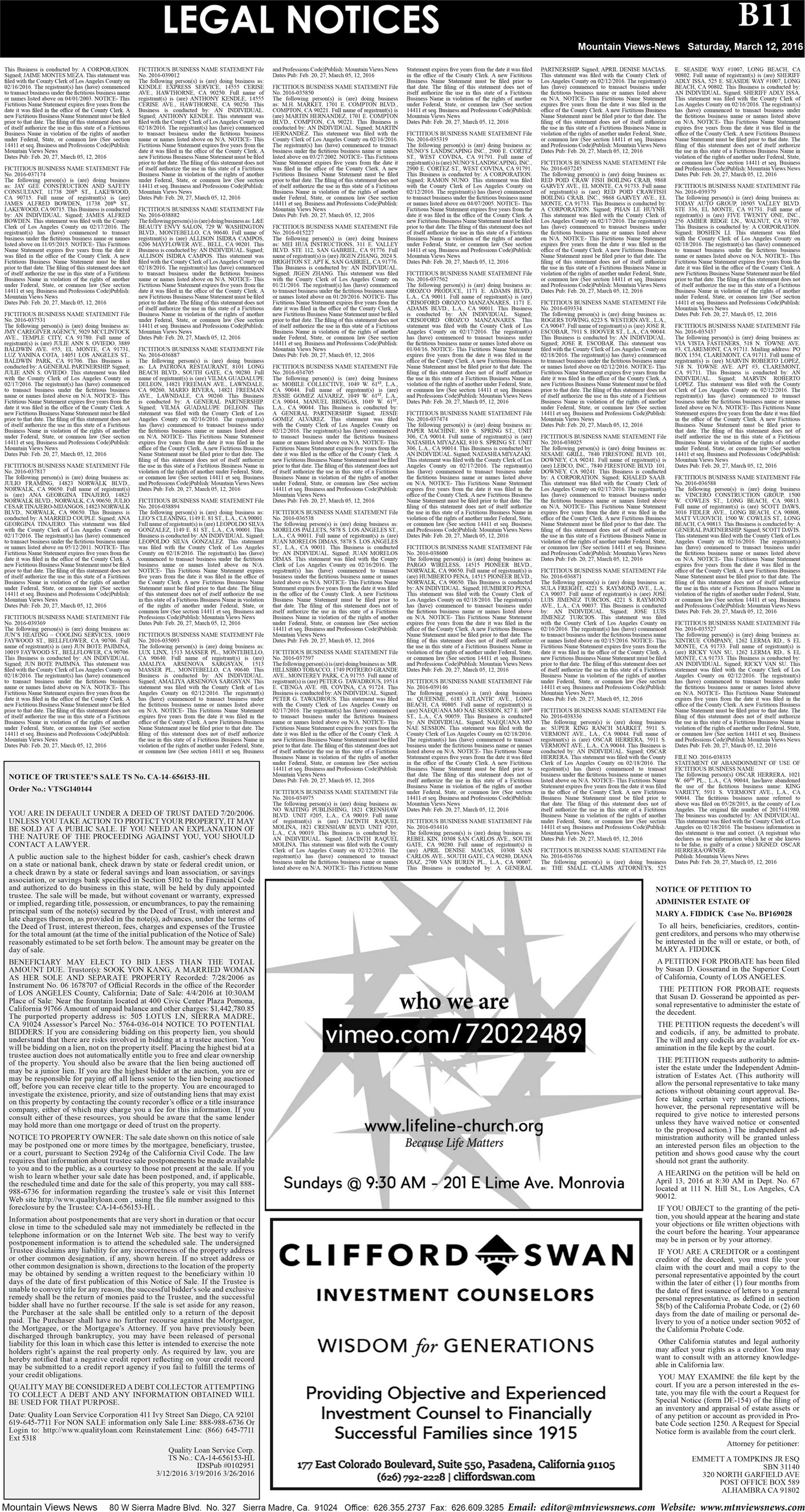 MVNews this week:  Page B:11