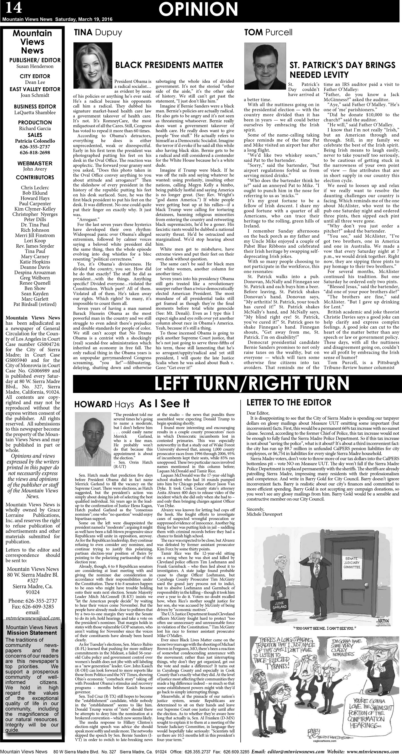 MVNews this week:  Page 14