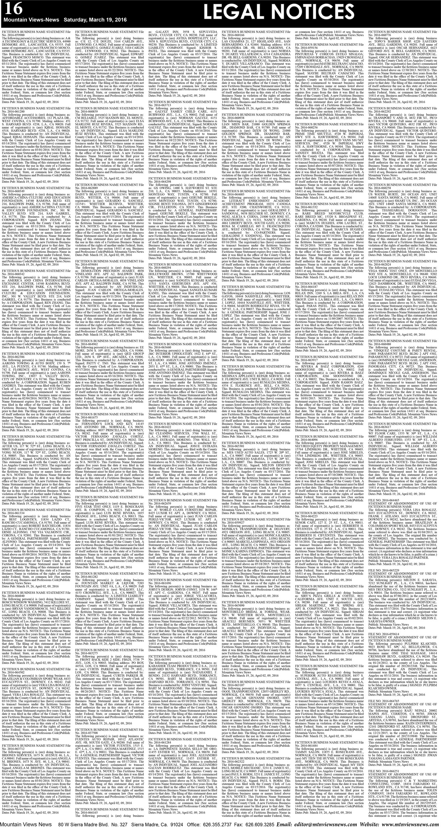 MVNews this week:  Page 16