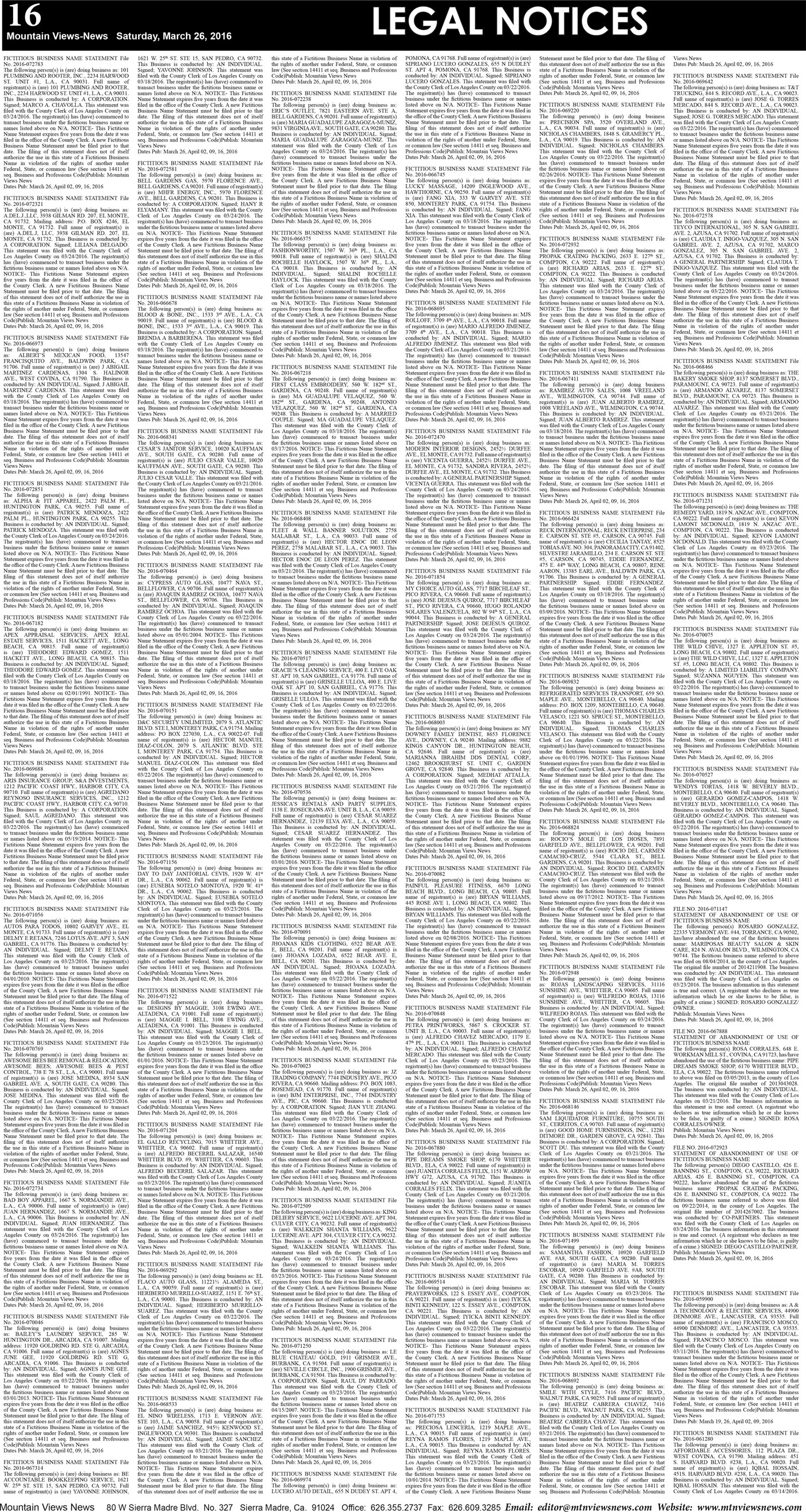 MVNews this week:  Page 16