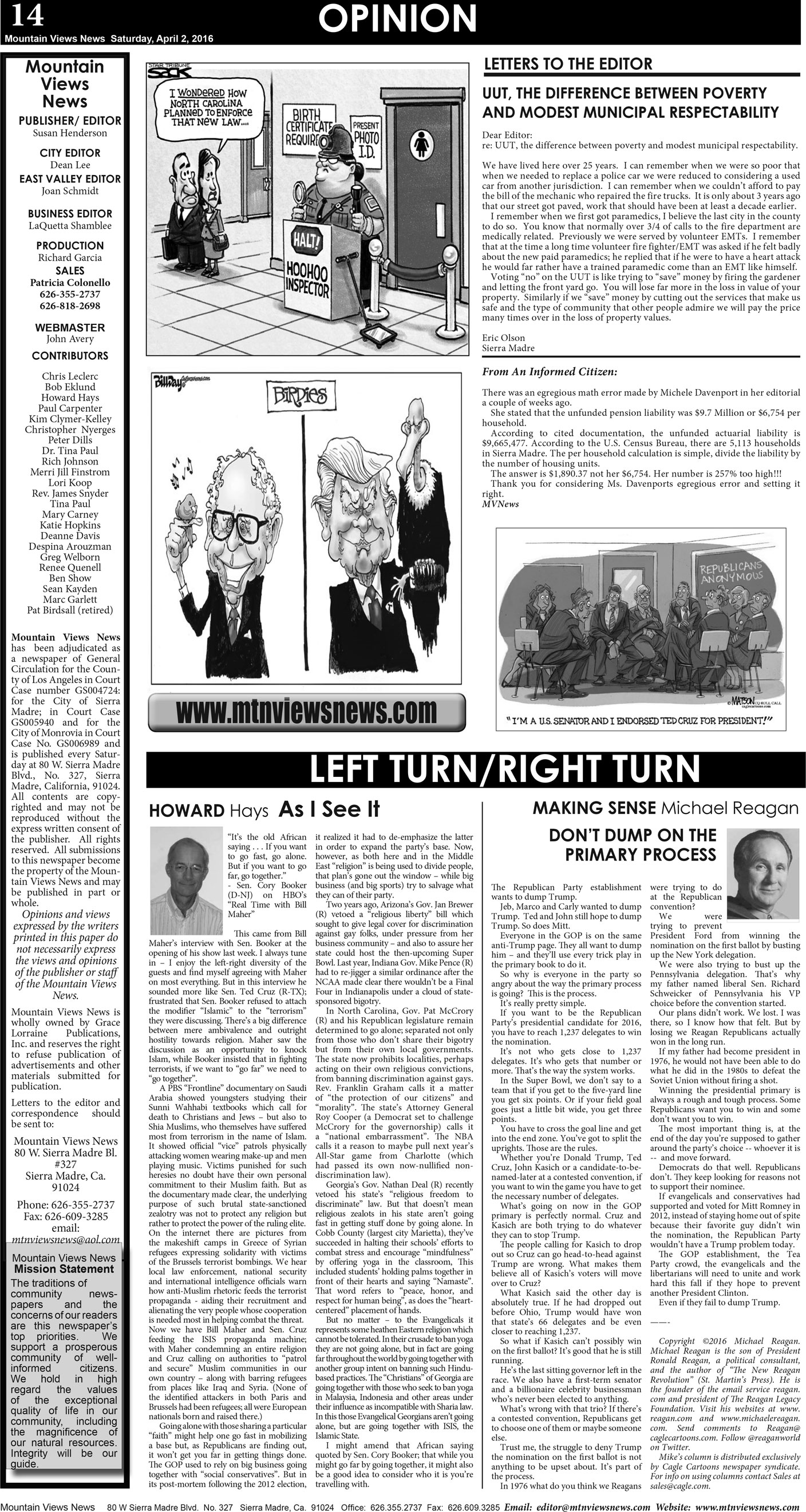 MVNews this week:  Page 14