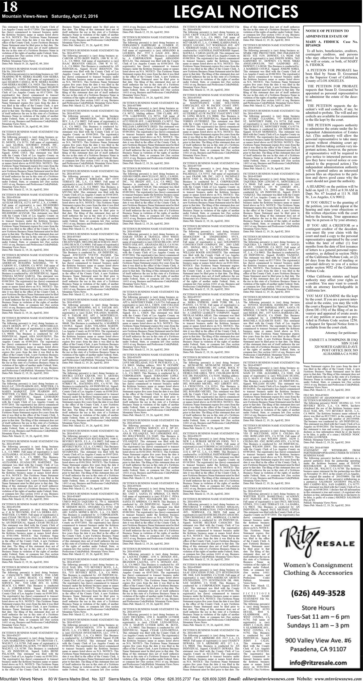 MVNews this week:  Page 18