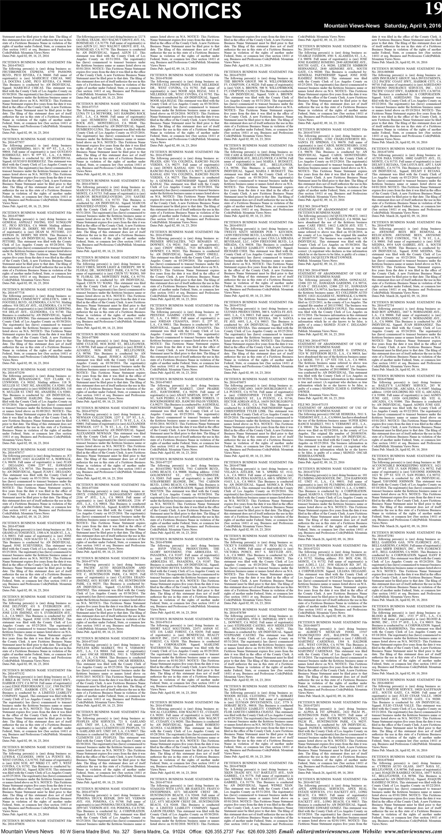 MVNews this week:  Page 19