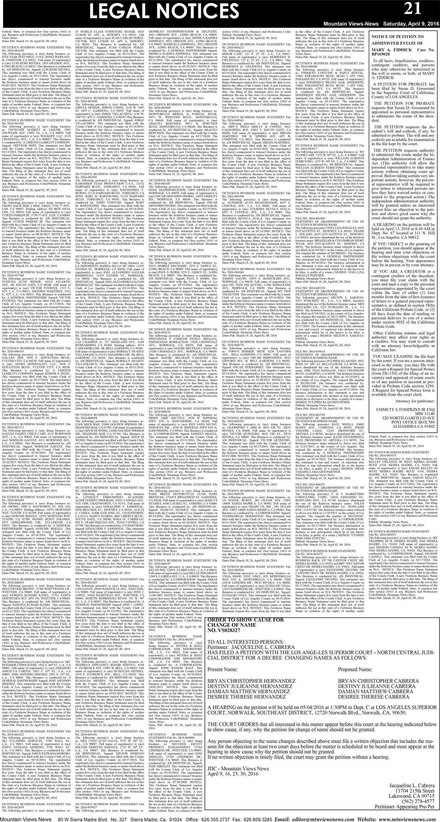 MVNews this week:  Page 21