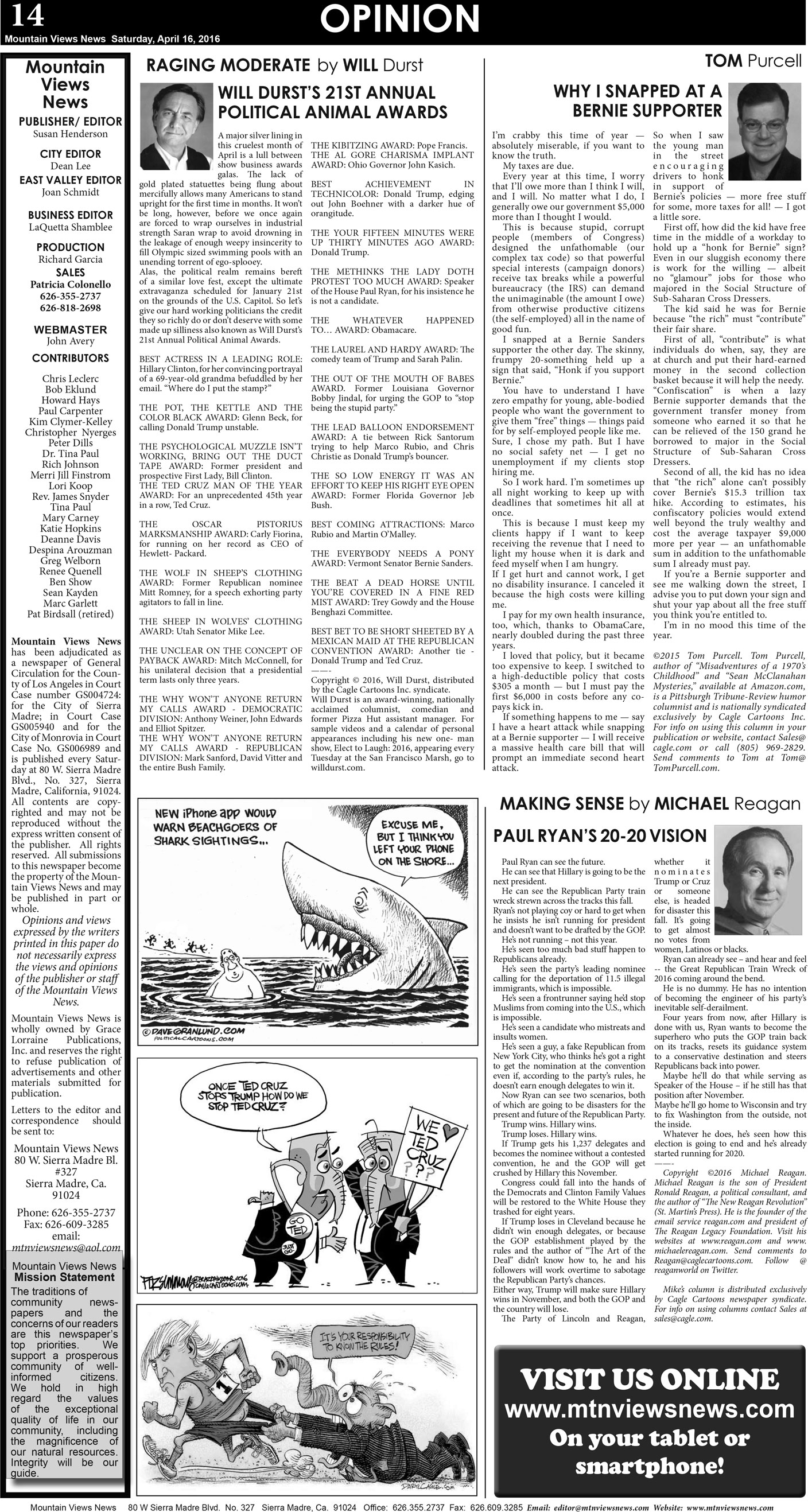 MVNews this week:  Page 14