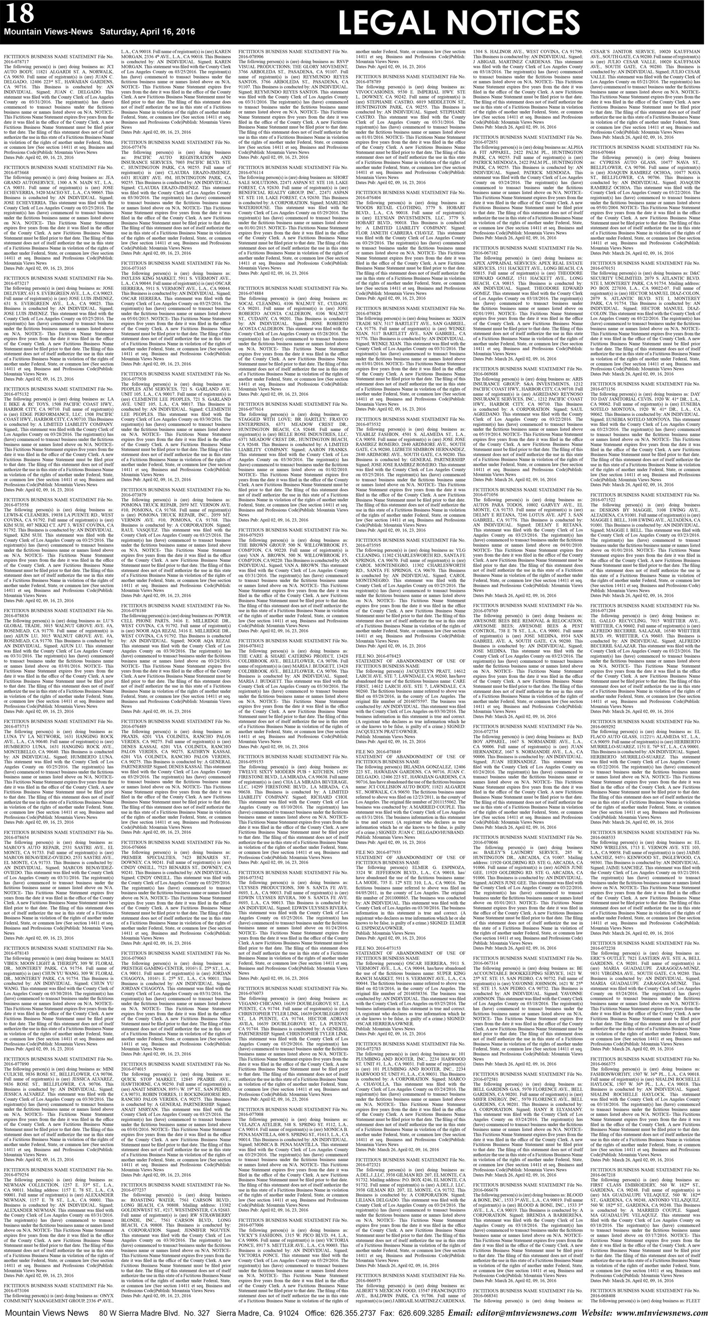 MVNews this week:  Page 18