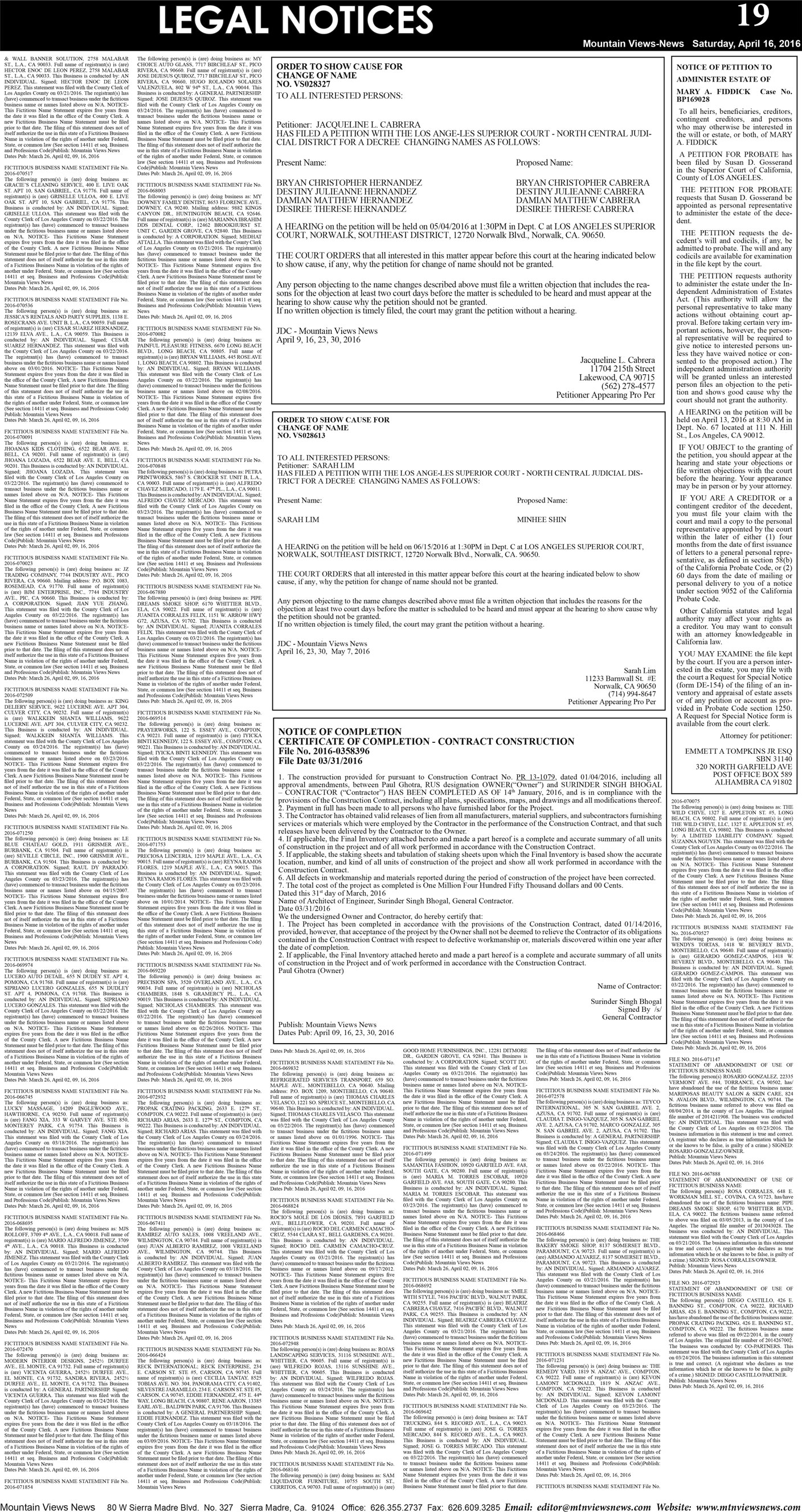 MVNews this week:  Page 19